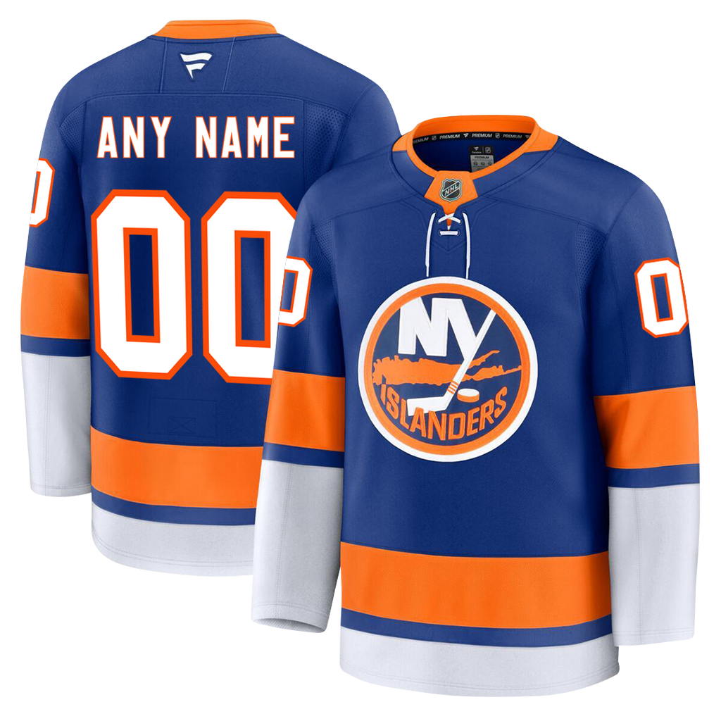 Customizable New York Islander 2024 Fanatics Premium Official NHL HOME Jersey