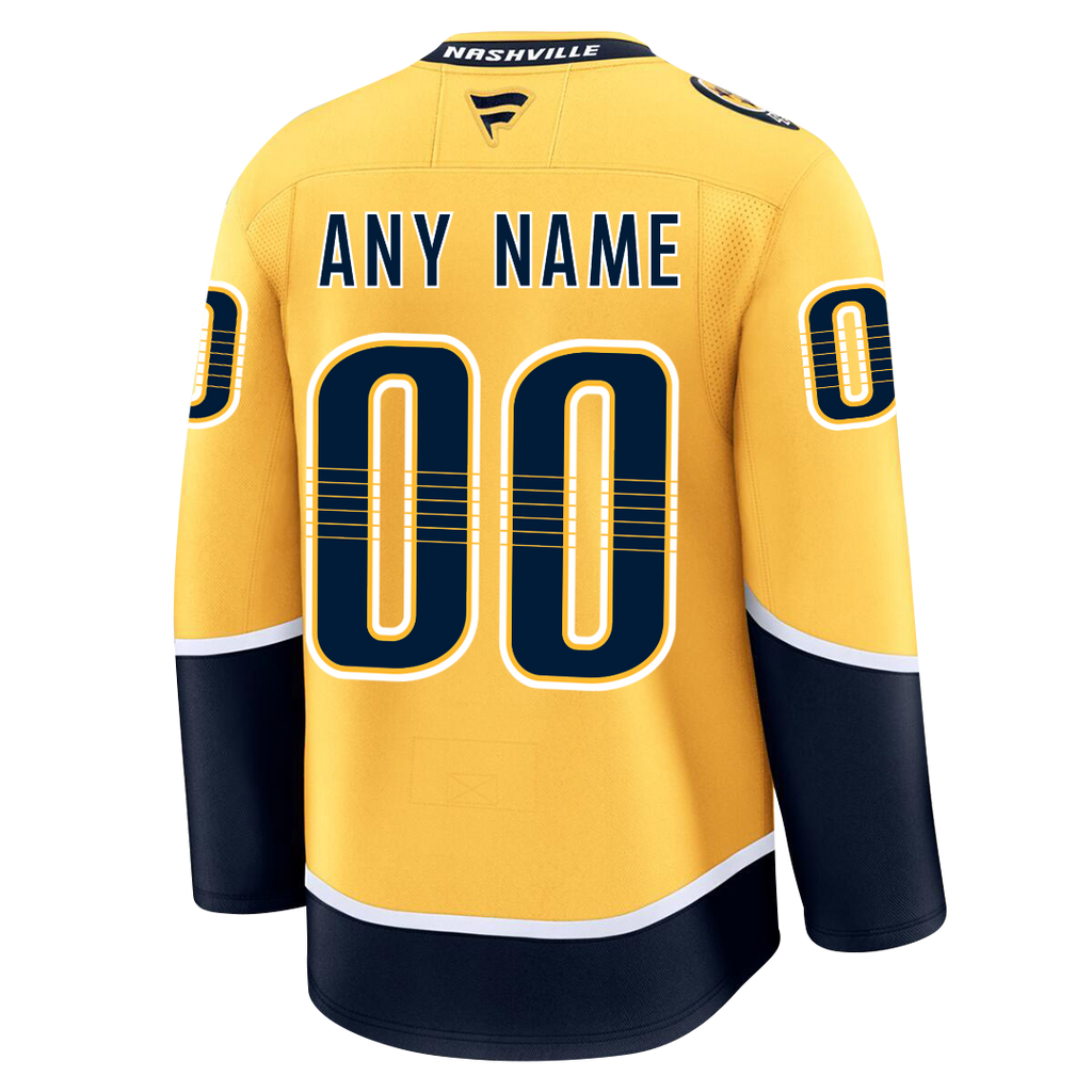 Customizable Nashville Predators 2024 Fanatics Premium Official NHL HOME Jersey
