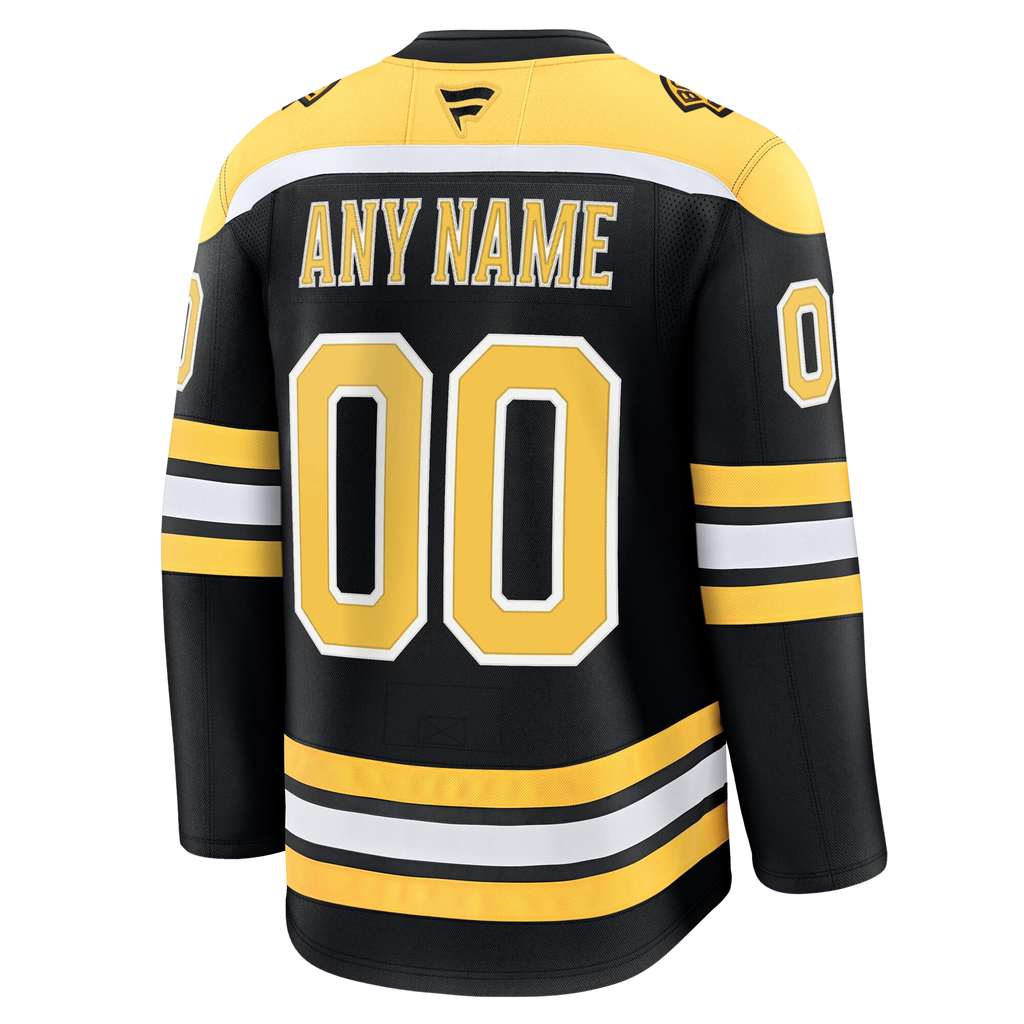 Customizable Boston Bruins 2024 Fanatics Premium Official NHL HOME Jersey