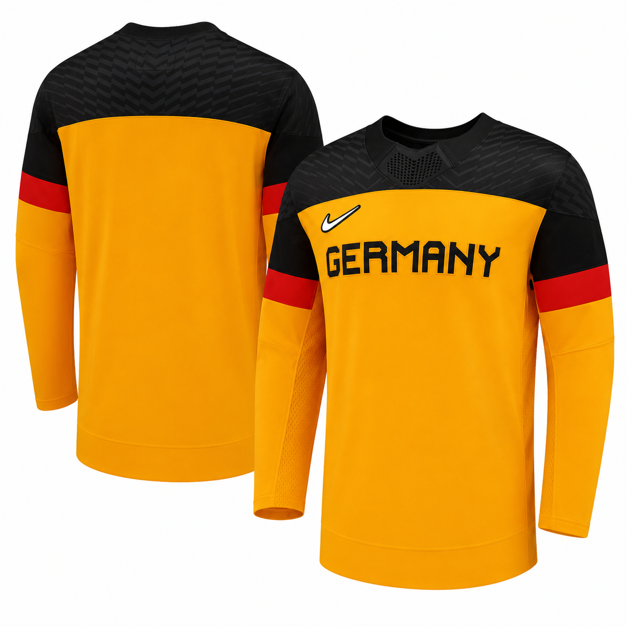 Germany National Team Olympic Hockey Jersey – Gold