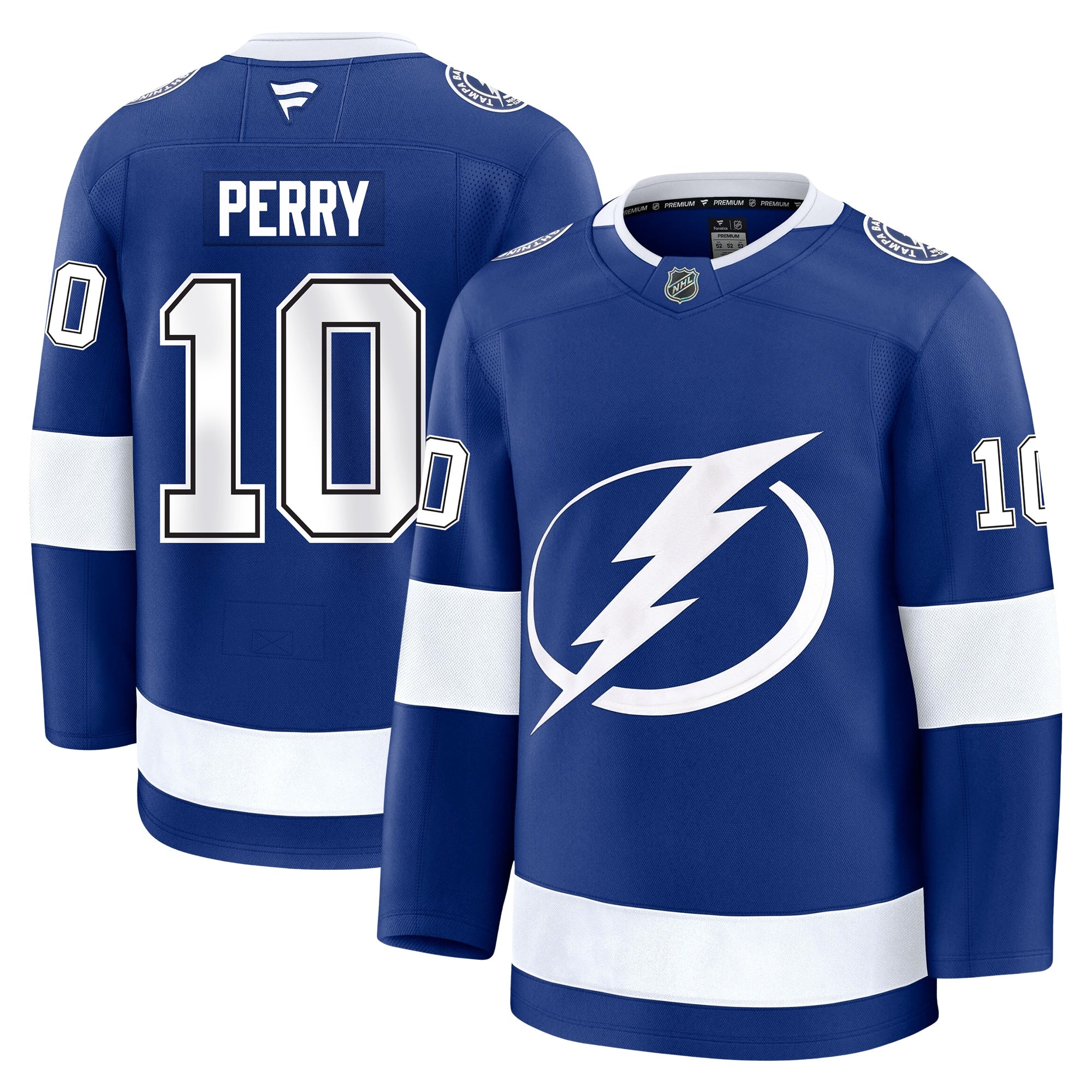 Corey Perry Tampa Bay Lightning Fanatics Premium Home Jersey