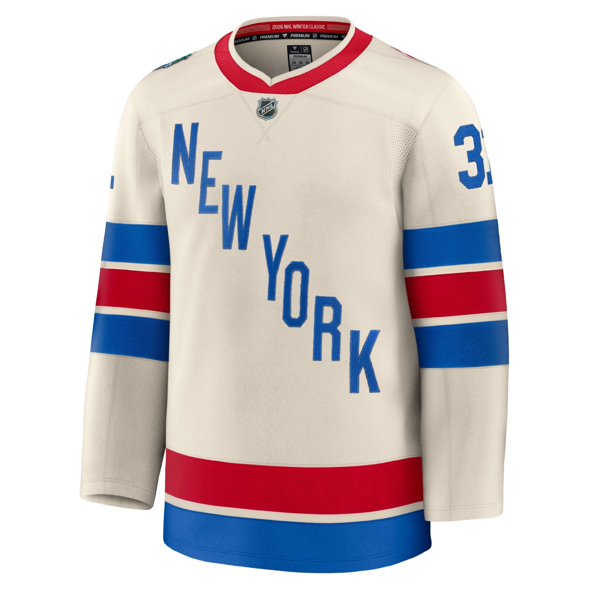 Igor Shesterkin New York Rangers 2026 Fanatics Premium Winter Classic Jersey