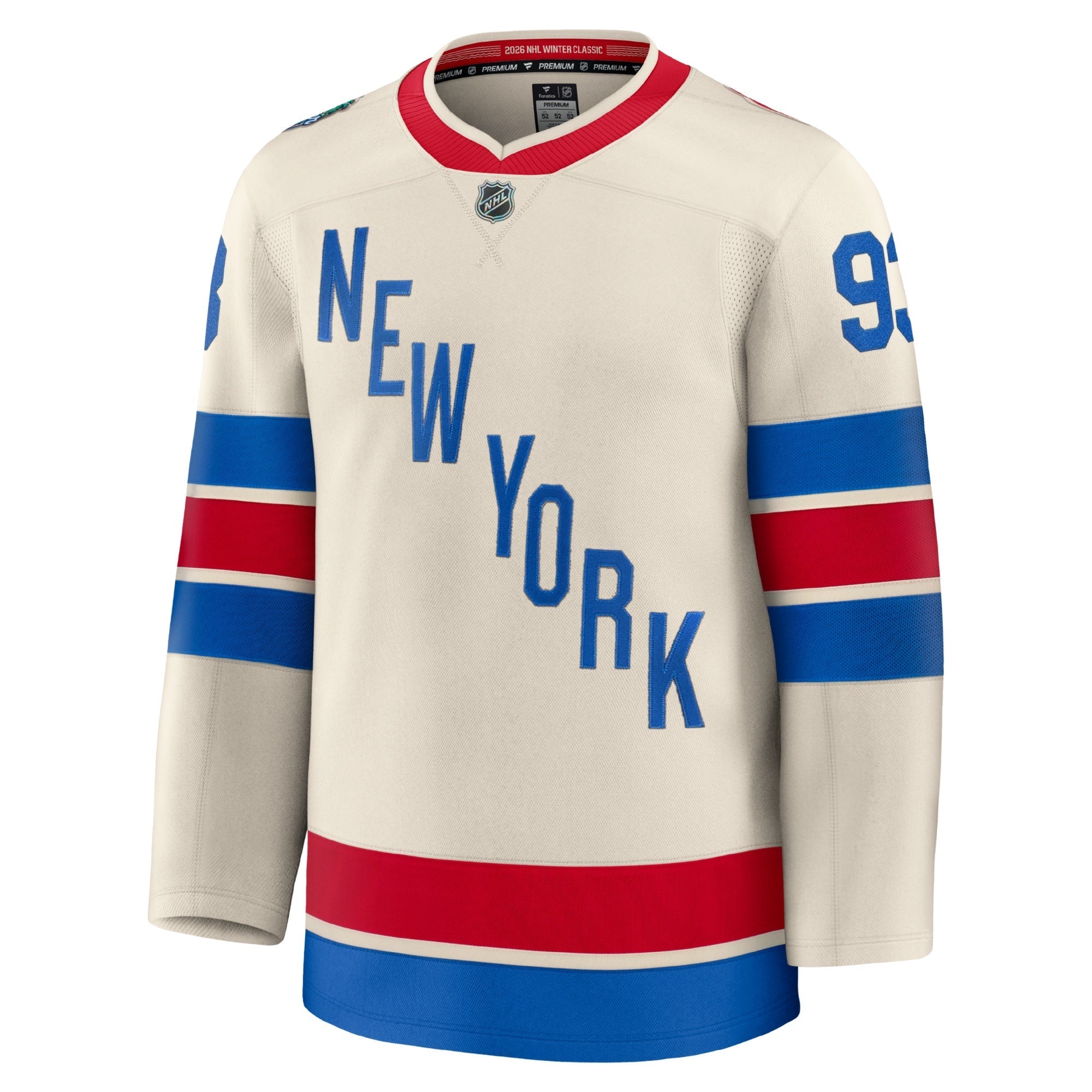 Mika Zibanejad New York Rangers 2026 Fanatics Premium Winter Classic Jersey