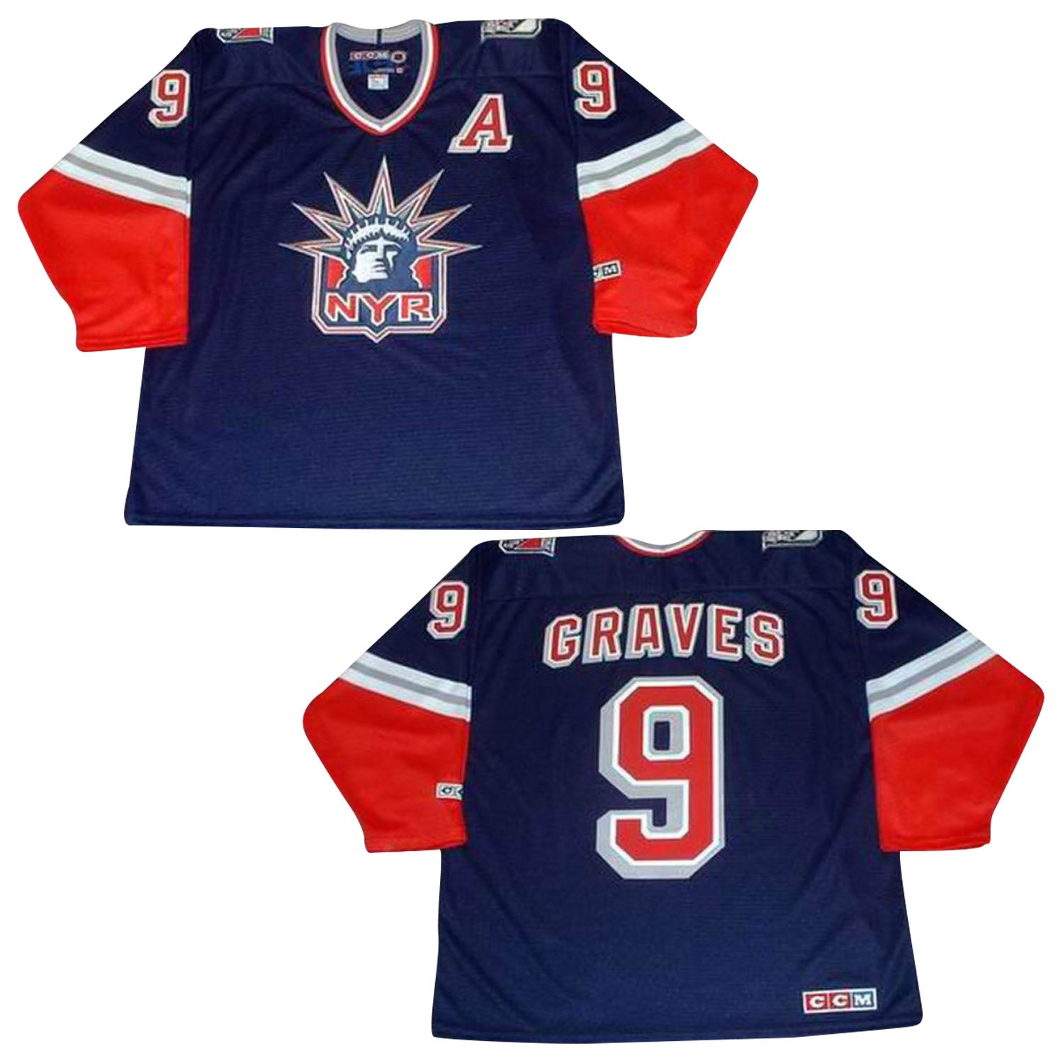 Adam Graves New York Rangers 9 Jersey
