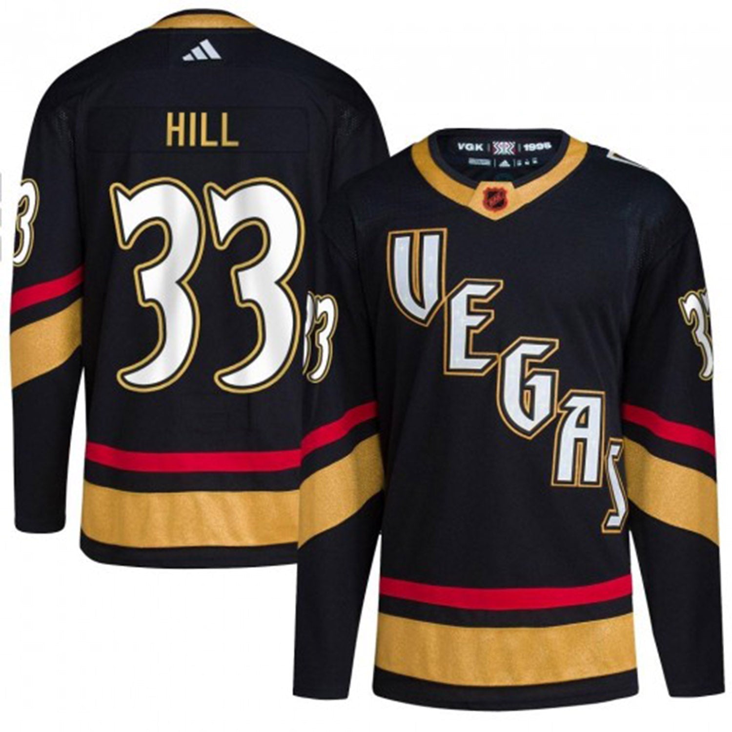 Adin Hill Vegas Golden Knights 33 Jersey