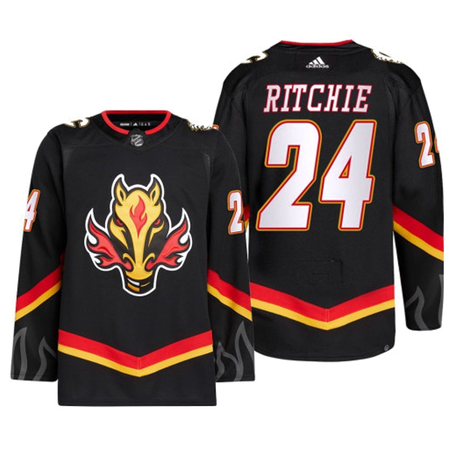 Brett Ritchie Calgary Flames 24 Jersey
