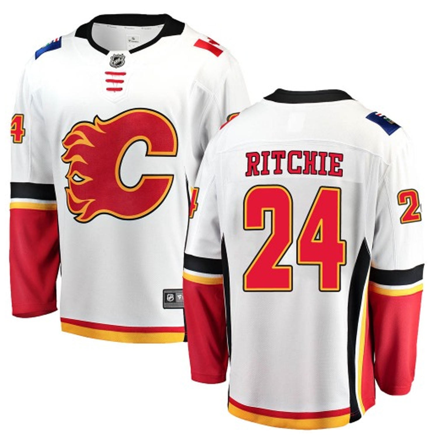 Brett Ritchie Calgary Flames 24 Jersey
