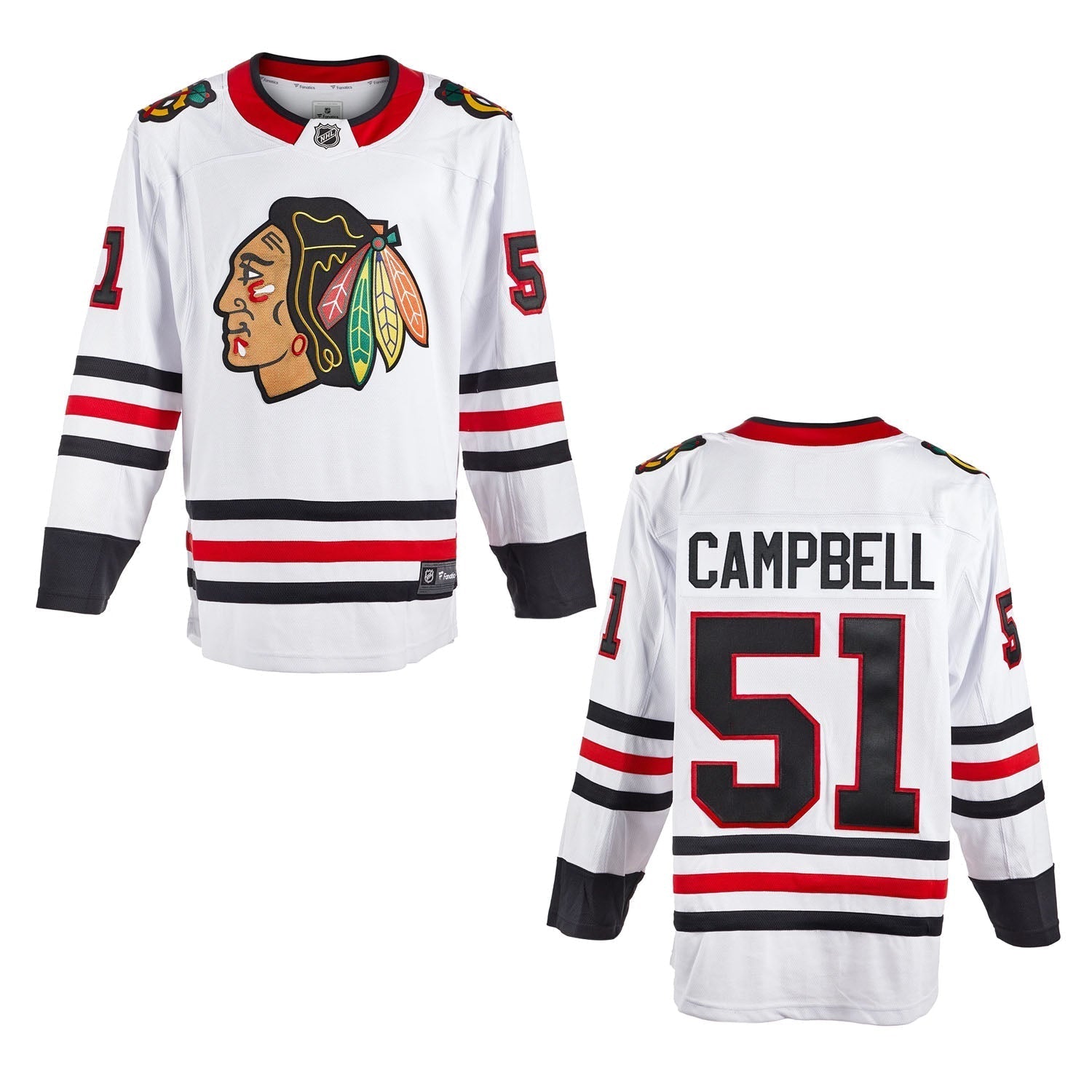 Brian Campbell Chicago Blackawks 51 Jersey