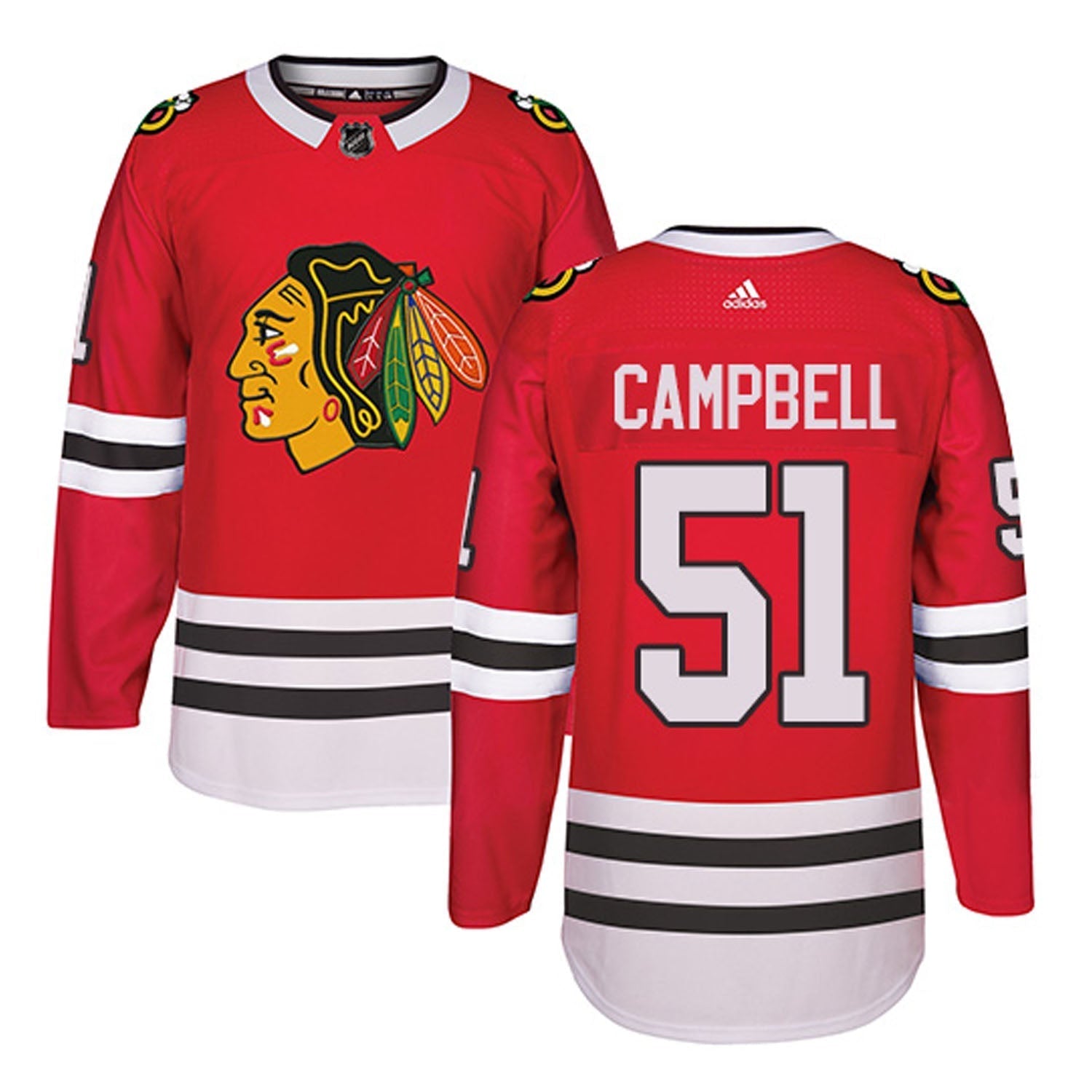 Brian Campbell Chicago Blackawks 51 Jersey