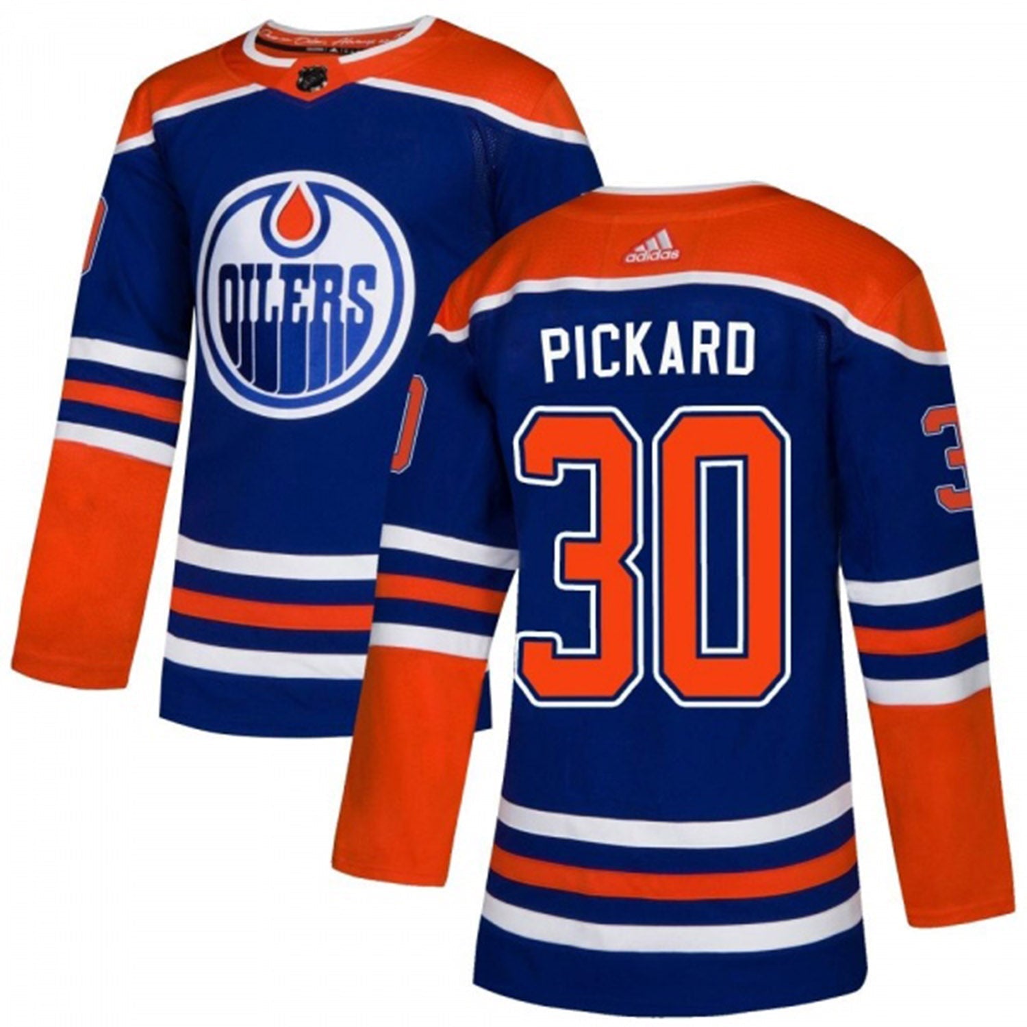 Calvin Pickard Edmonton Oilers 30 Jersey
