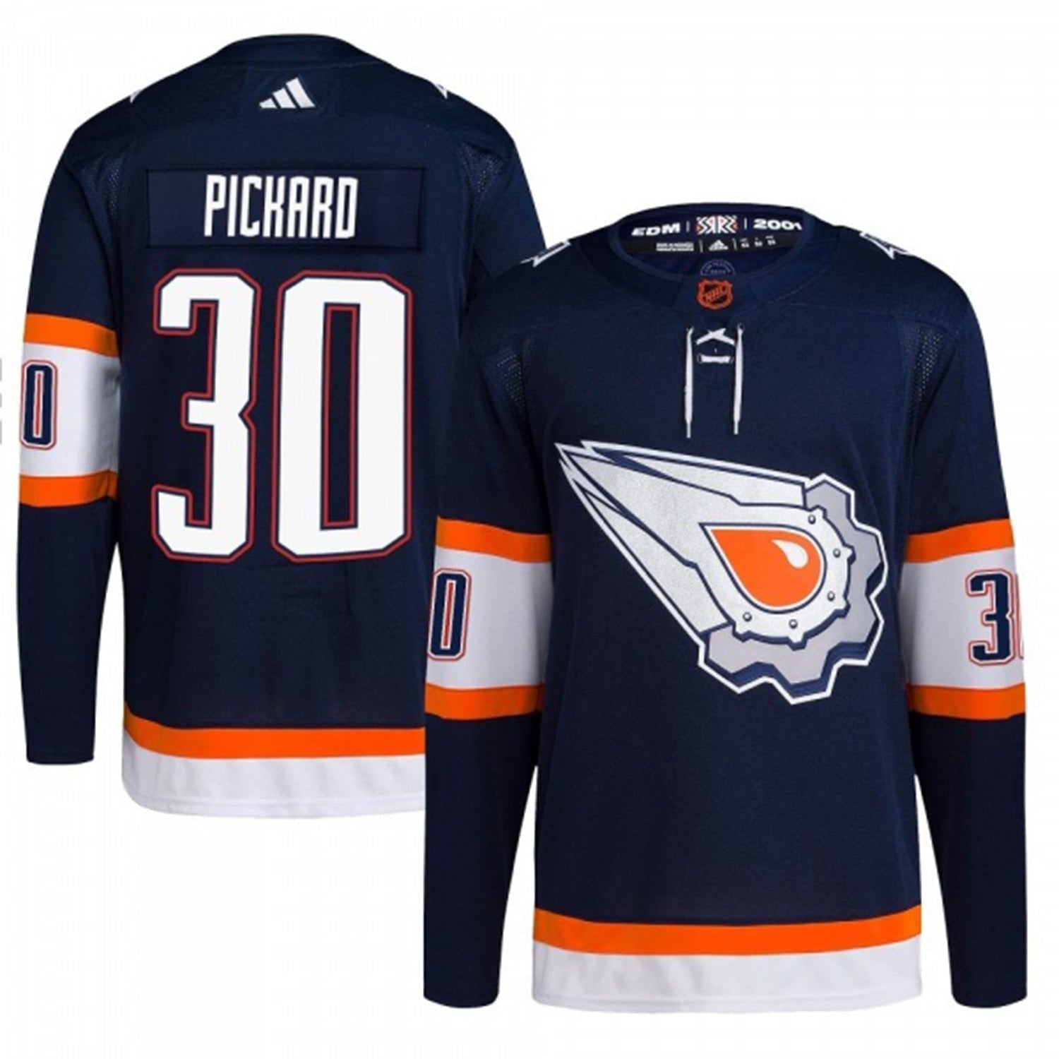 Calvin Pickard Edmonton Oilers 30 Jersey