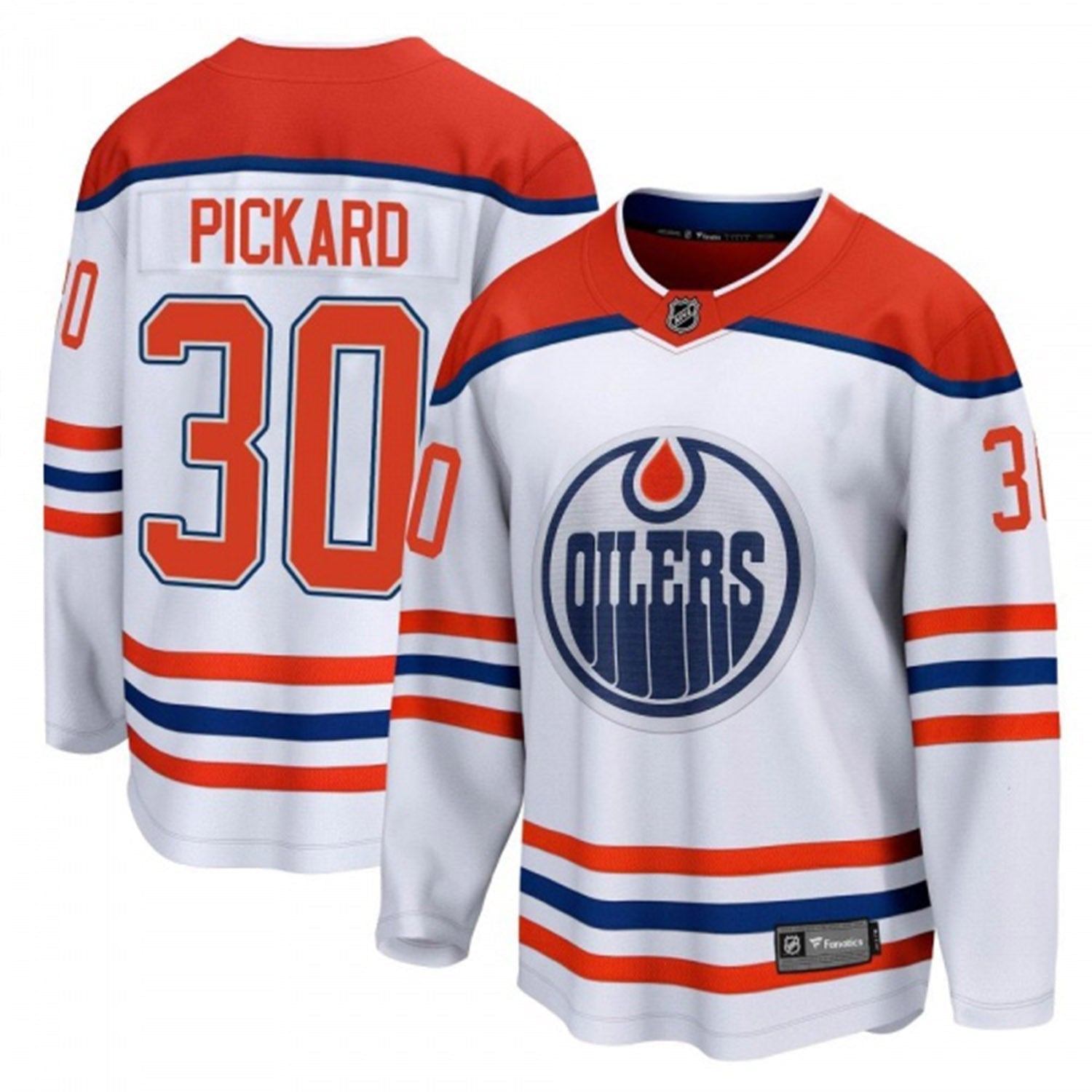 Calvin Pickard Edmonton Oilers 30 Jersey