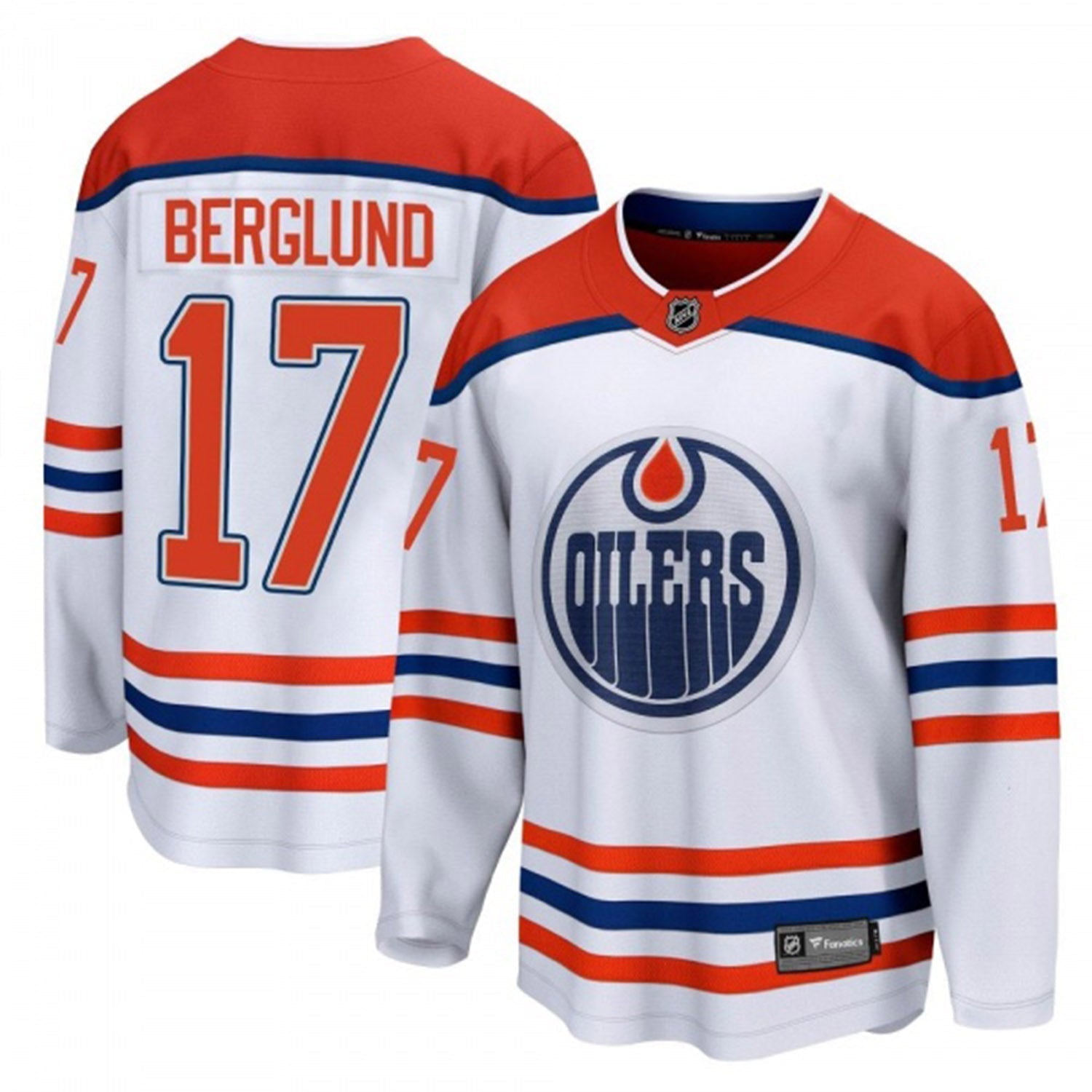Carl Berglund Edmonton Oilers 17 Jersey