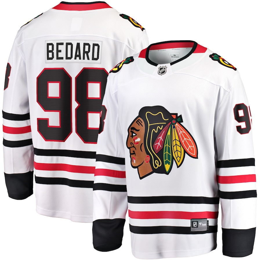 Connor Bedard Chicago Blackhawks 98 Jersey