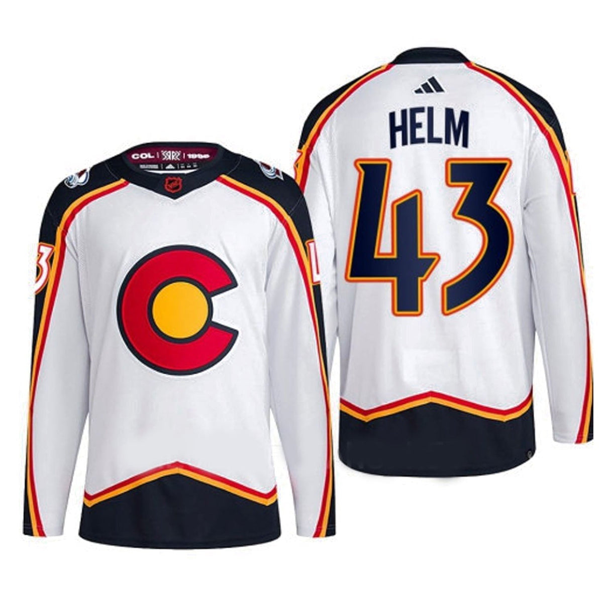 Darren Helm Colorado Avalanche 43 Jersey