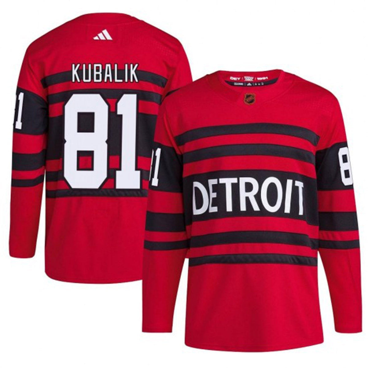 Dominik Kubalik Detroit Red Wings 8 Jersey