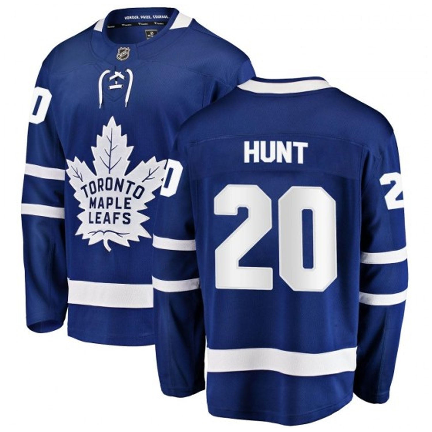 Dryden Hunt Toronto Maple Leafs 20 Jersey
