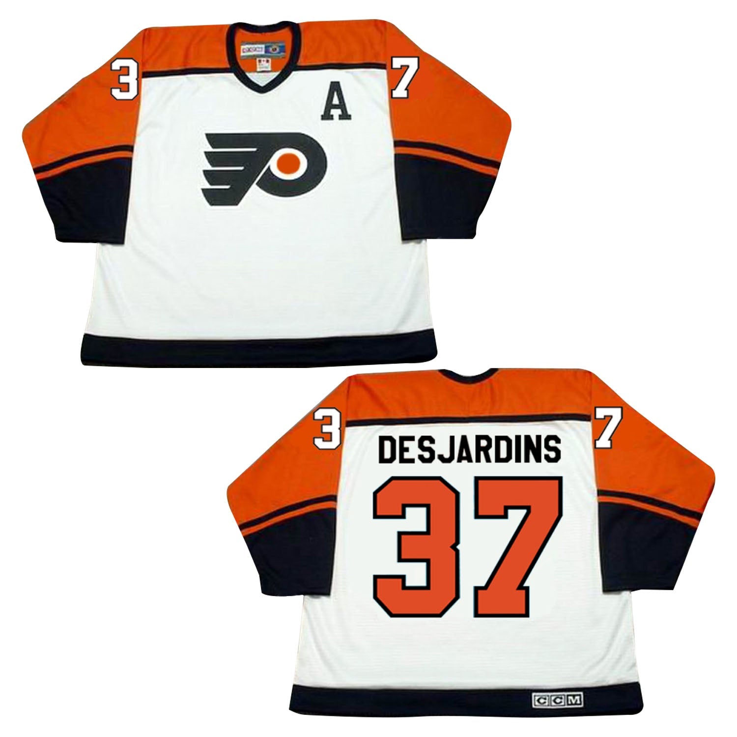 Eric Desjardin Philadelphia Flyers 37 Jersey