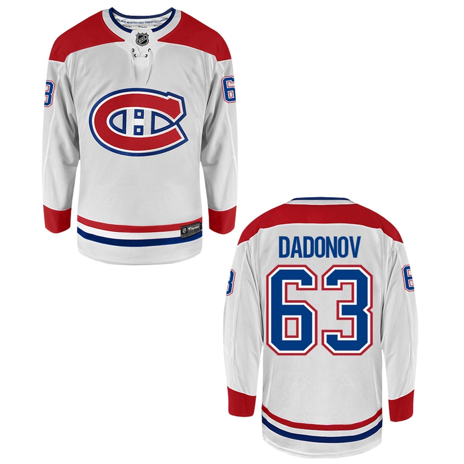 Evgenii Dadonov Montreal Canadiens 63 Jersey