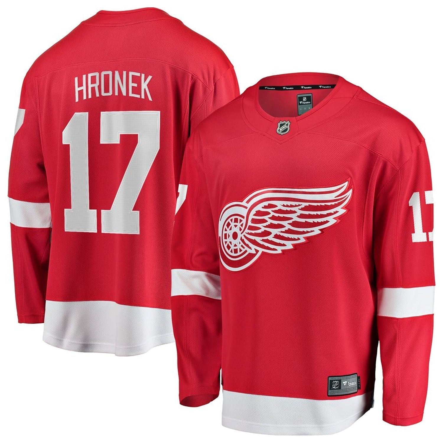 Filip Hronek Detroit Red Wings 17 Jersey