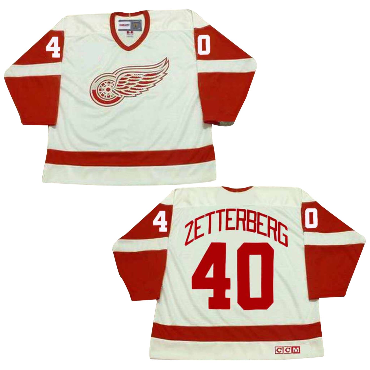 Henrik Zetterberg Detroit Red Wings 40 Jersey