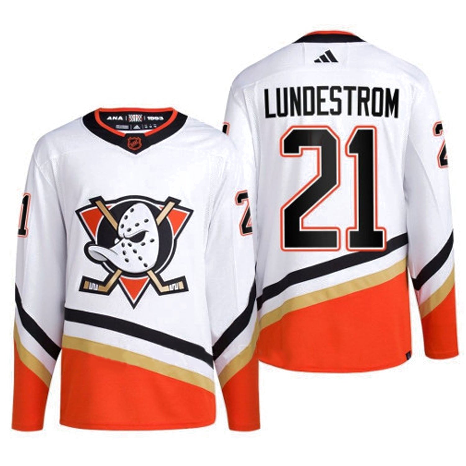 Isac Lundestrom Anaheim Ducks 21 Jersey
