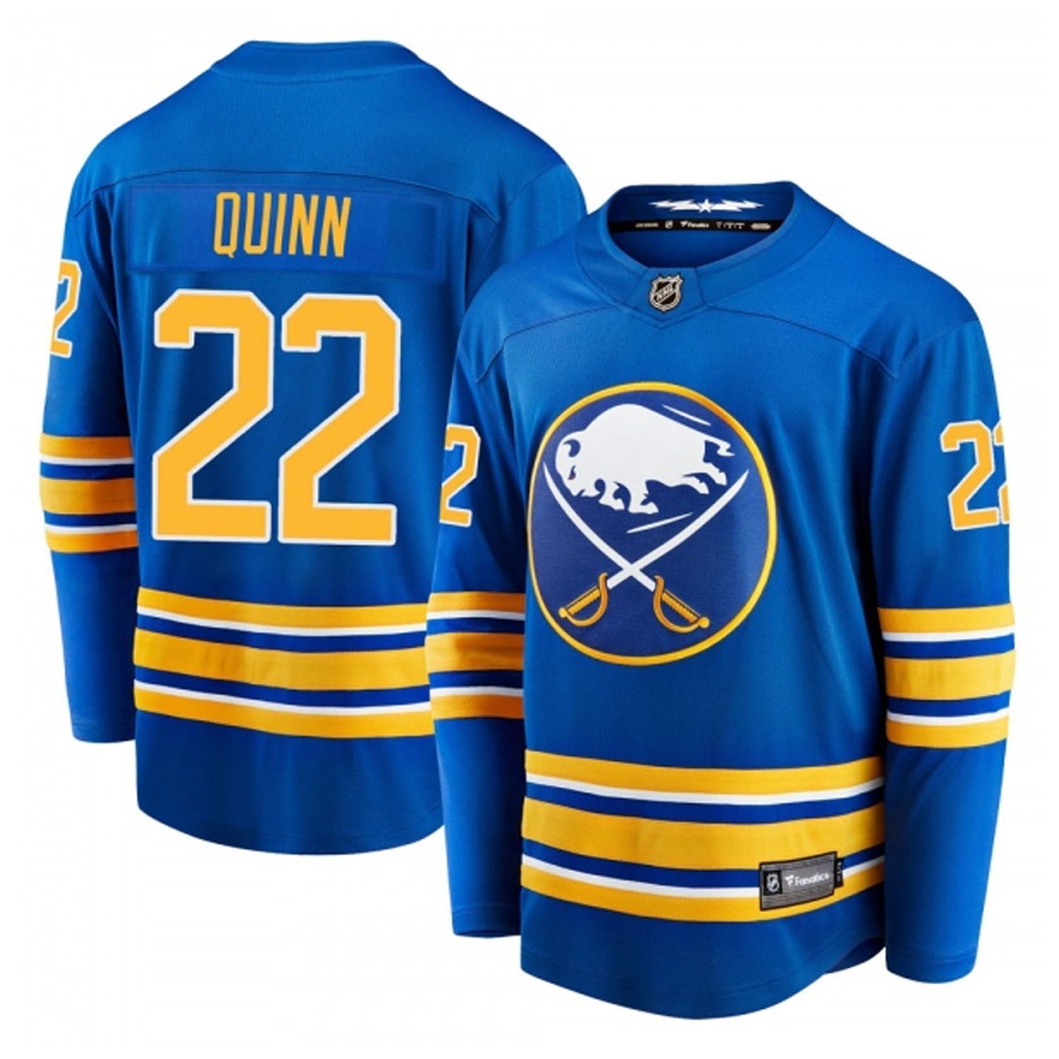 Jack Quinn Buffalo Sabres 22 Jersey