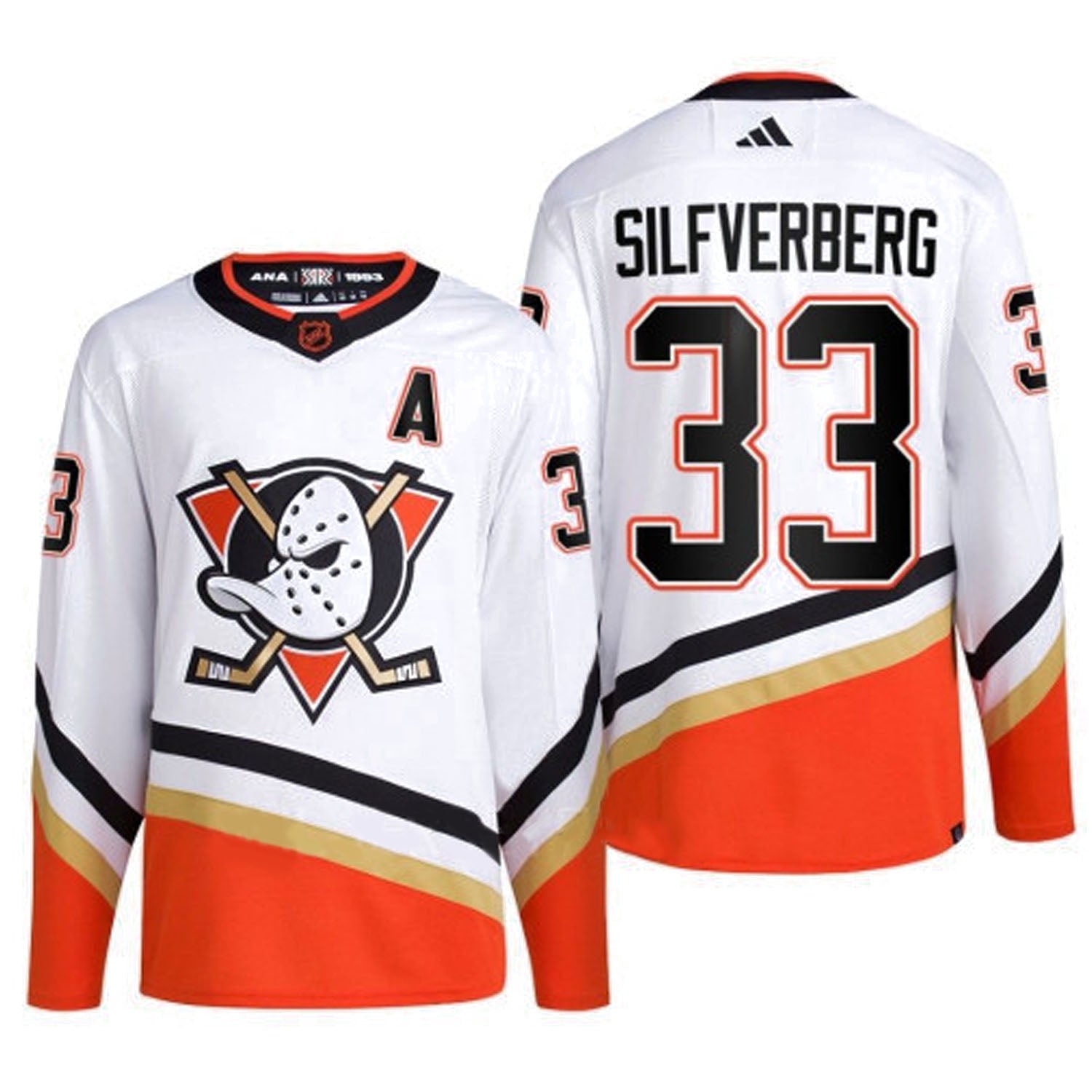 Jakob Silfverberg Anaheim Ducks 33 Jersey