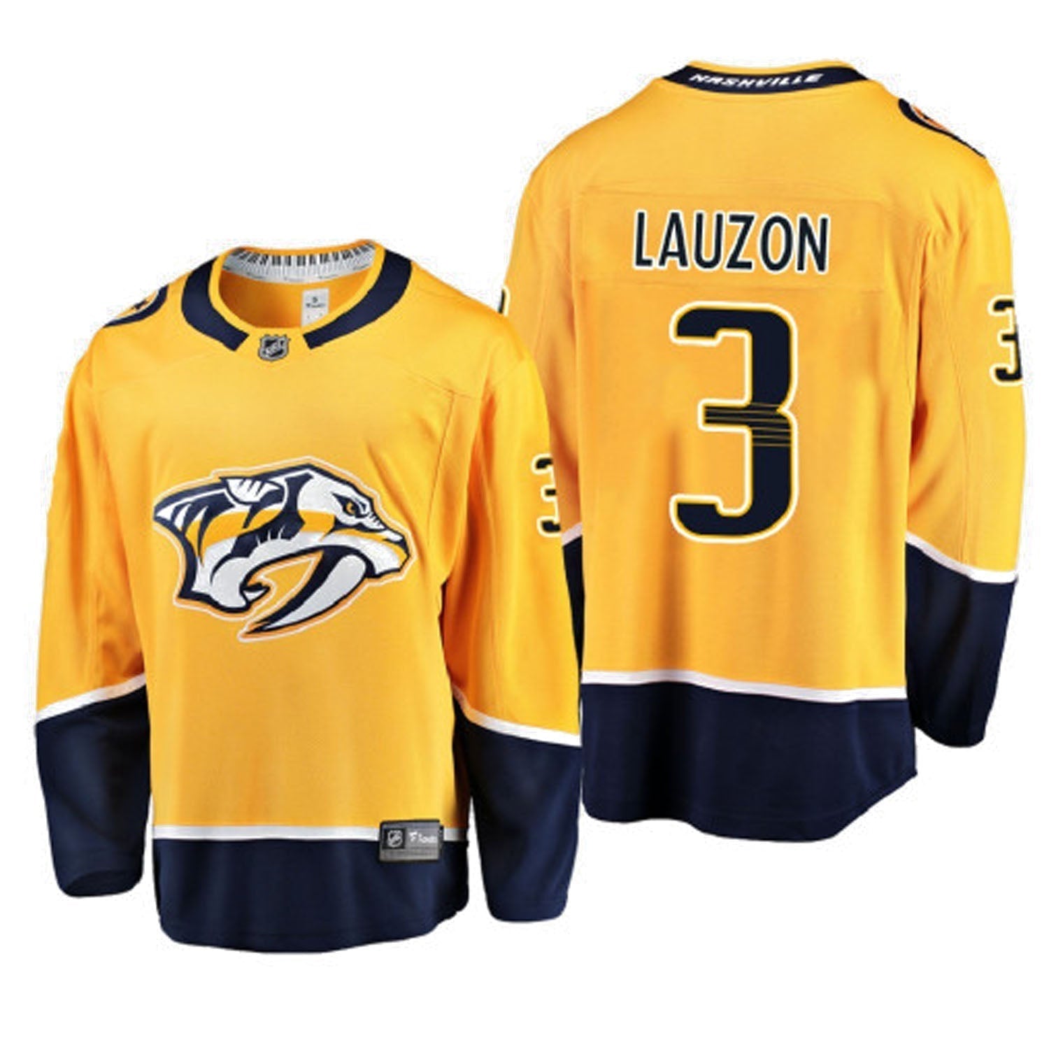 Jeremy Lauzon Nashville Predators 3 Jersey