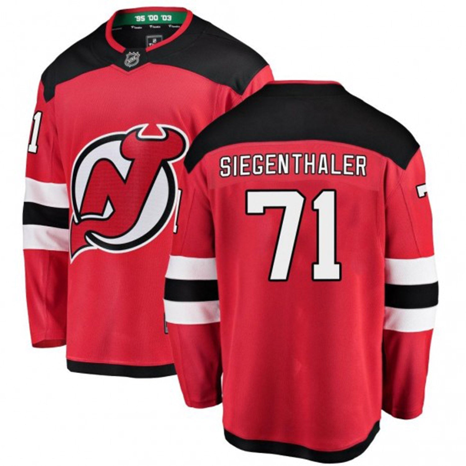 Jonas Siegenthaler New Jersey Devils 71 Jersey