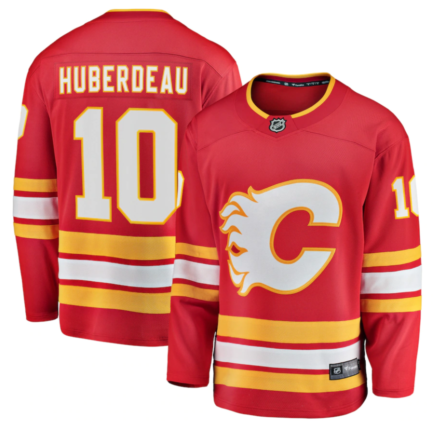 Jonathan Huberdeau Calgary Flames 10 Jersey
