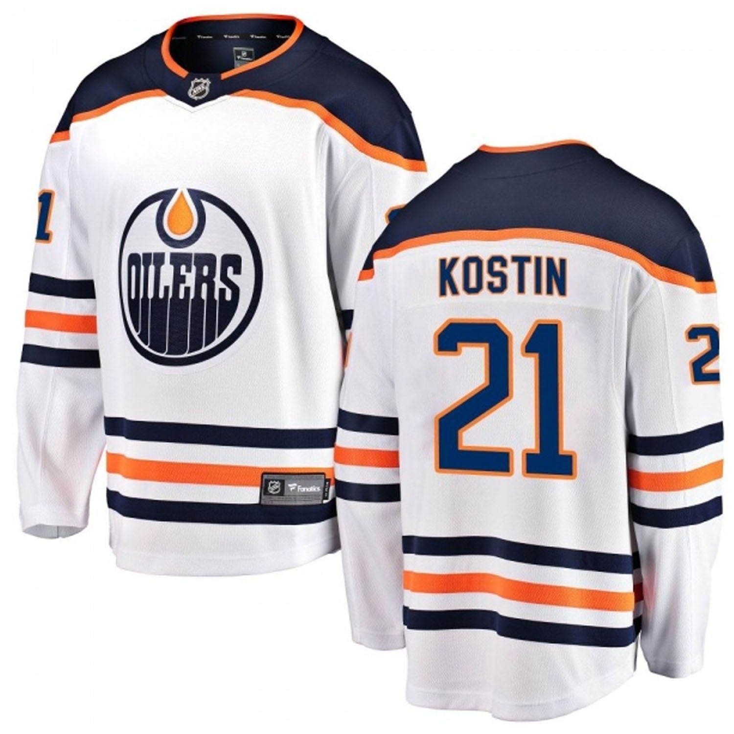 Klim Kostin Edmonton Oilers 21 Jersey