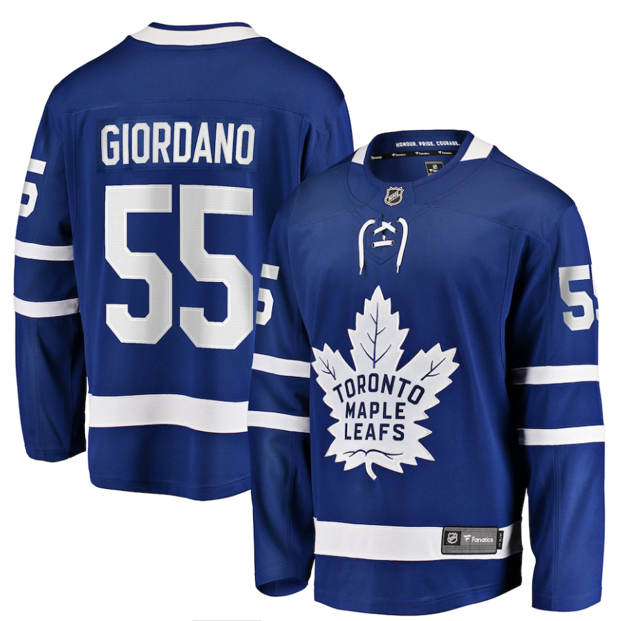 Mark Giordano Toronto Maple Leafs 55 Jersey
