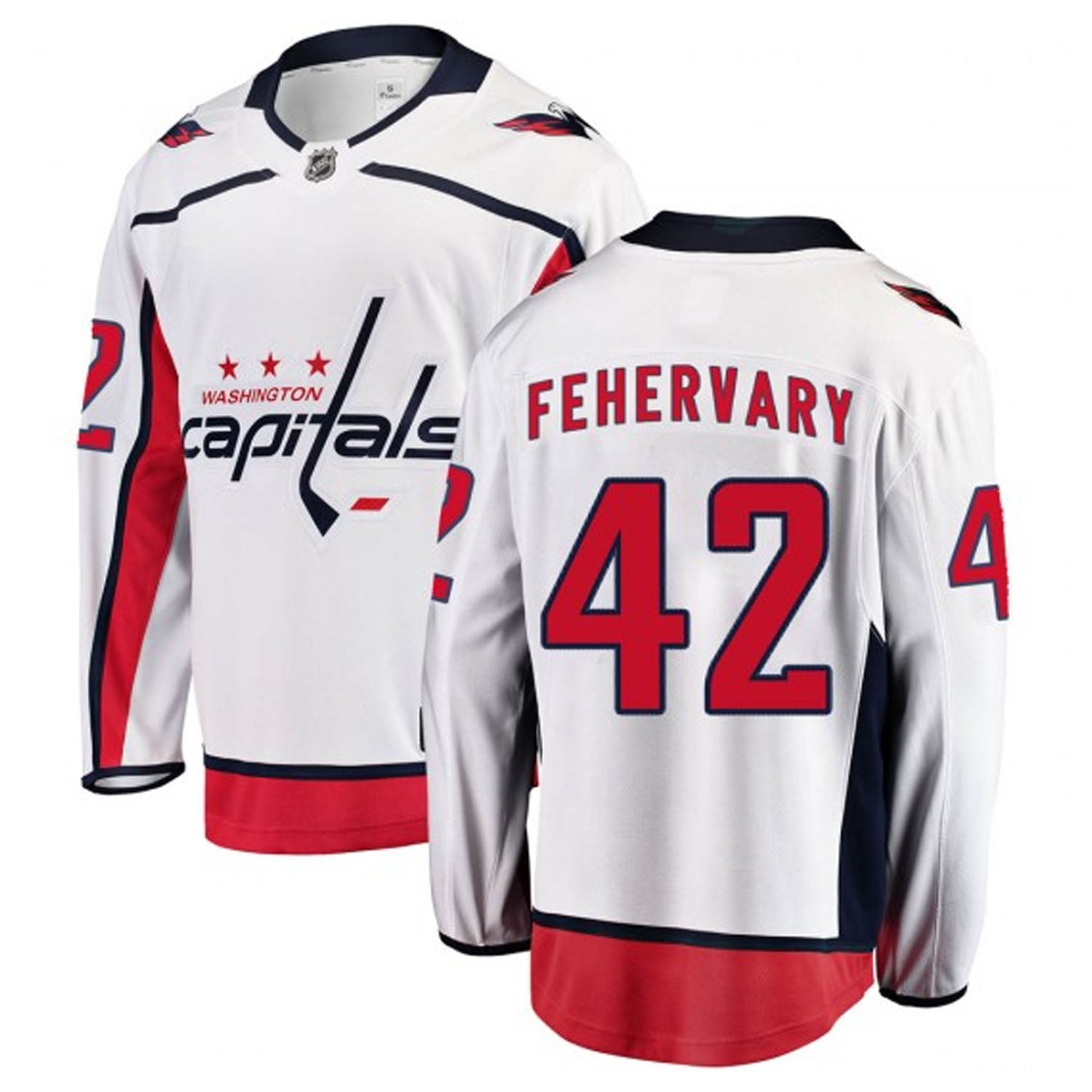 Martin Fehervary Washington Capitals 42 Jersey
