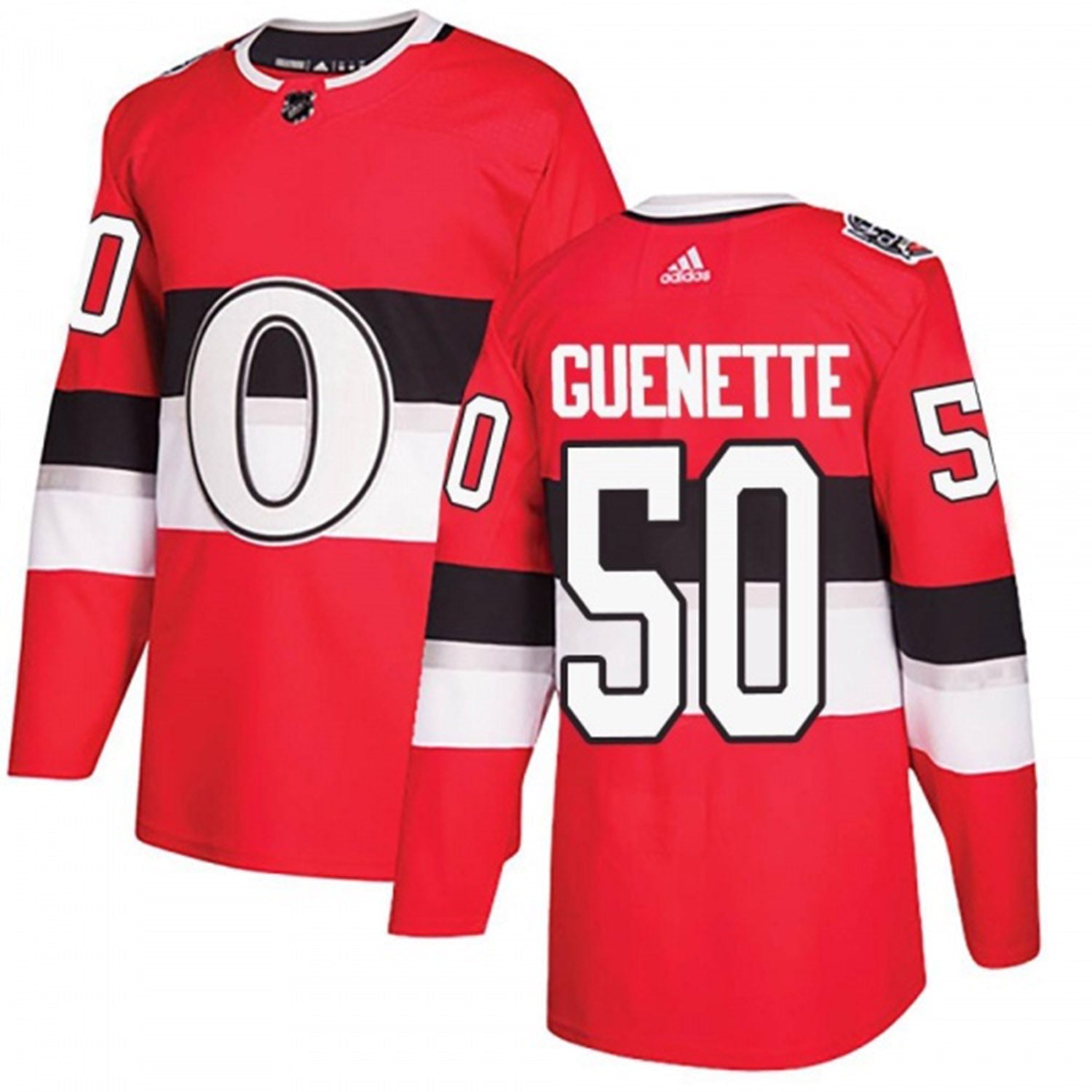 Maxence Guenette Chicago Blackhawks 50 Jersey