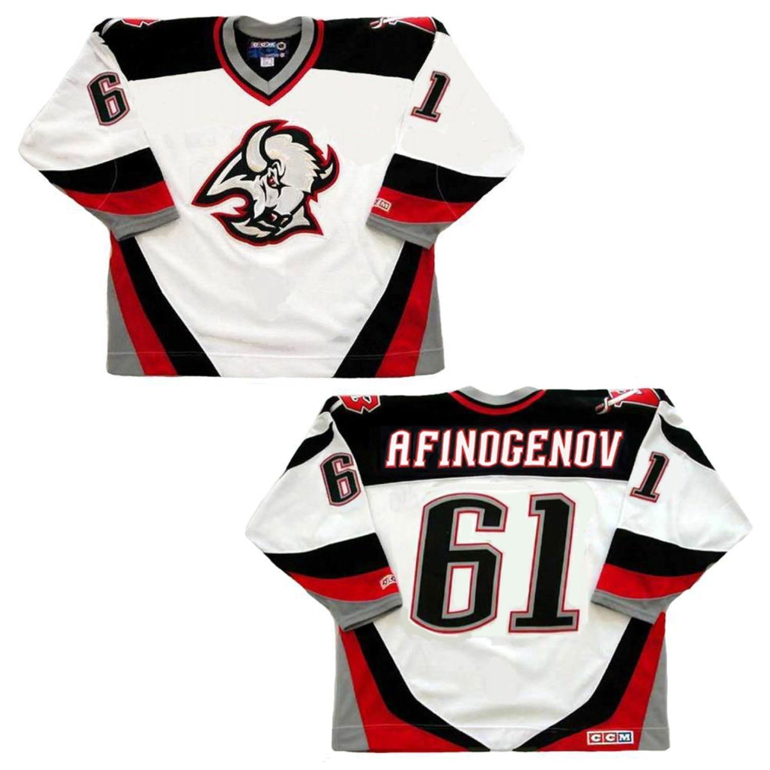 Maxim Afinogenov Buffalo Sabres 61 Jersey