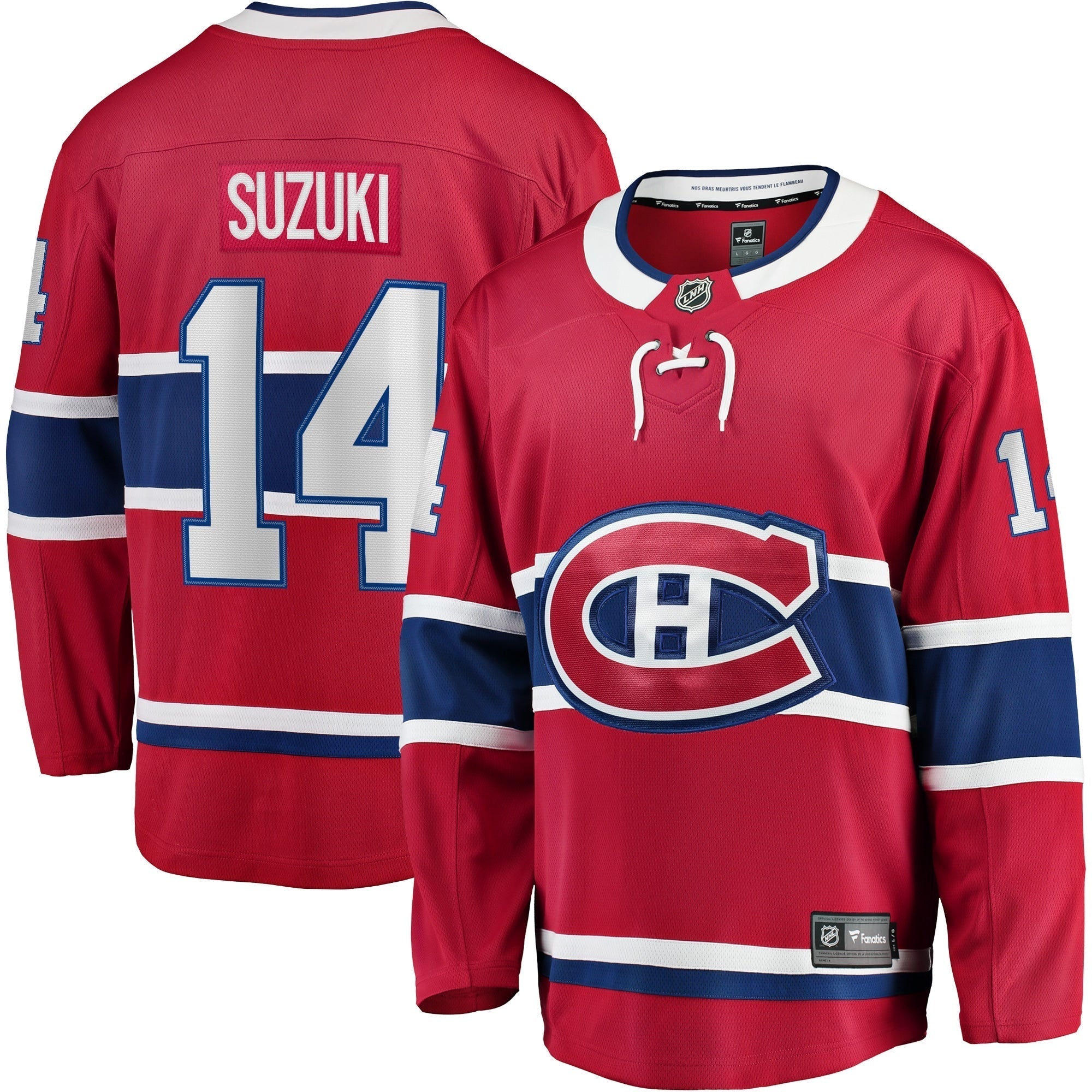 Nick Suzuki Montreal Canadiens 14 Jersey