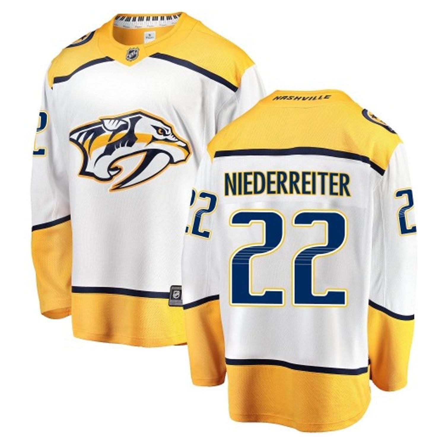 Nino Niederreiter Nashville Predators 22 Jersey