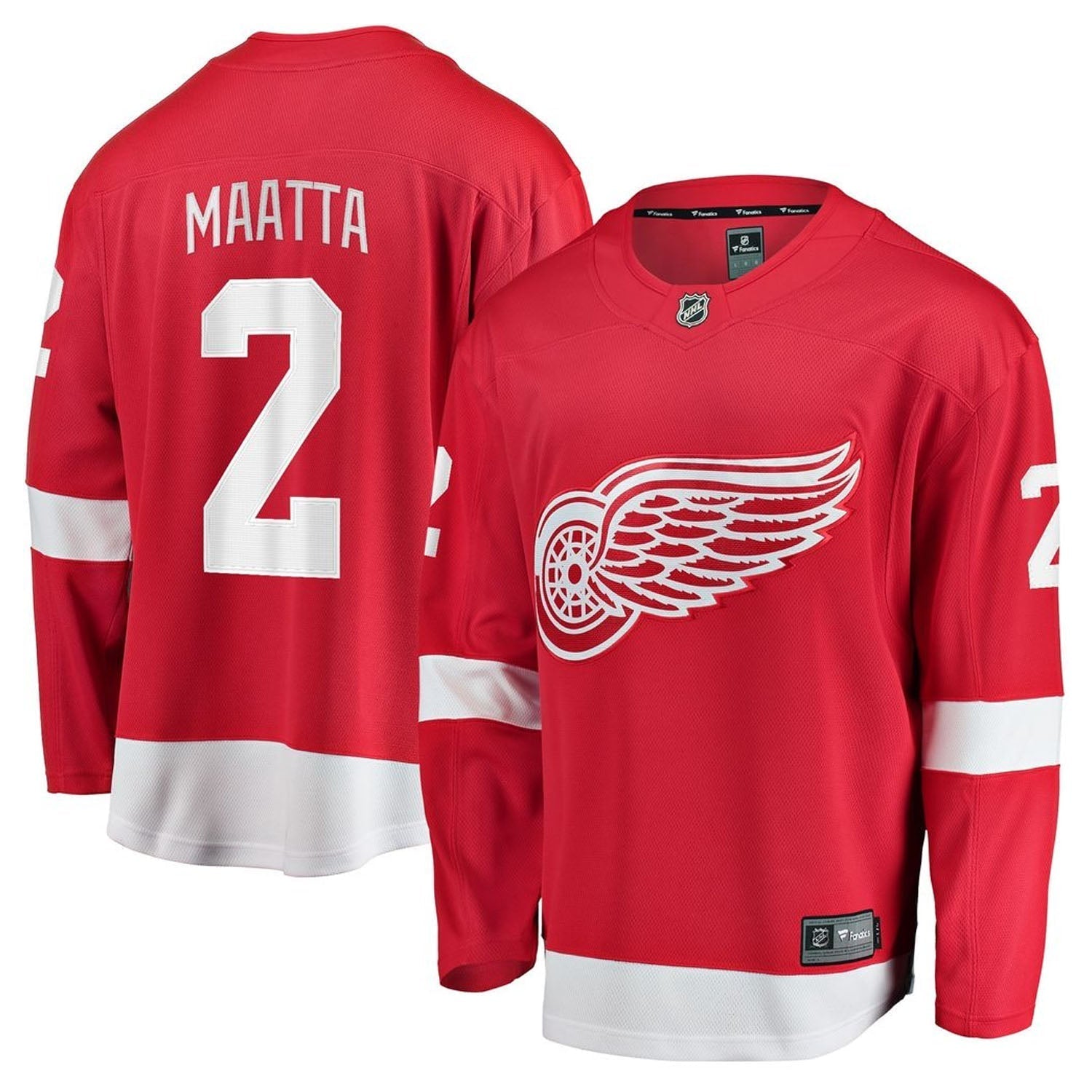Olli Maata Detroit Red Wings 2 Jersey