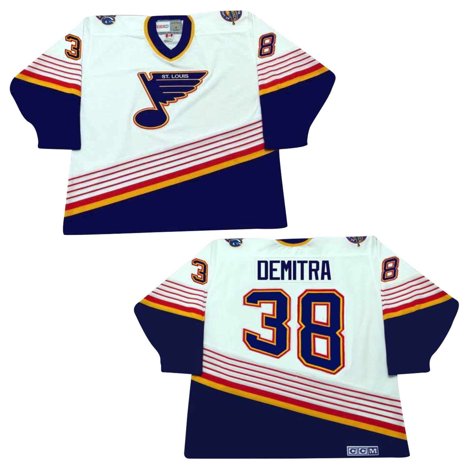 Pavol Demitra St Louis Blues 38 Jersey