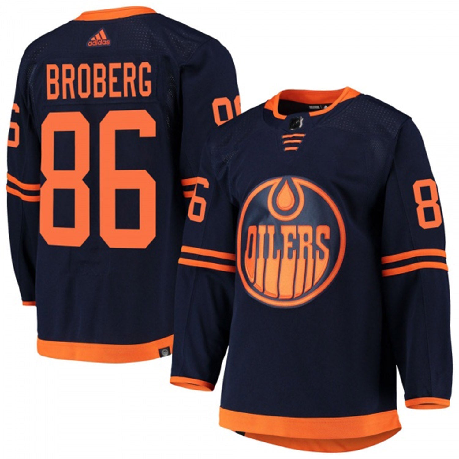 Philip Broberg Edmonton Oilers 86 Jersey