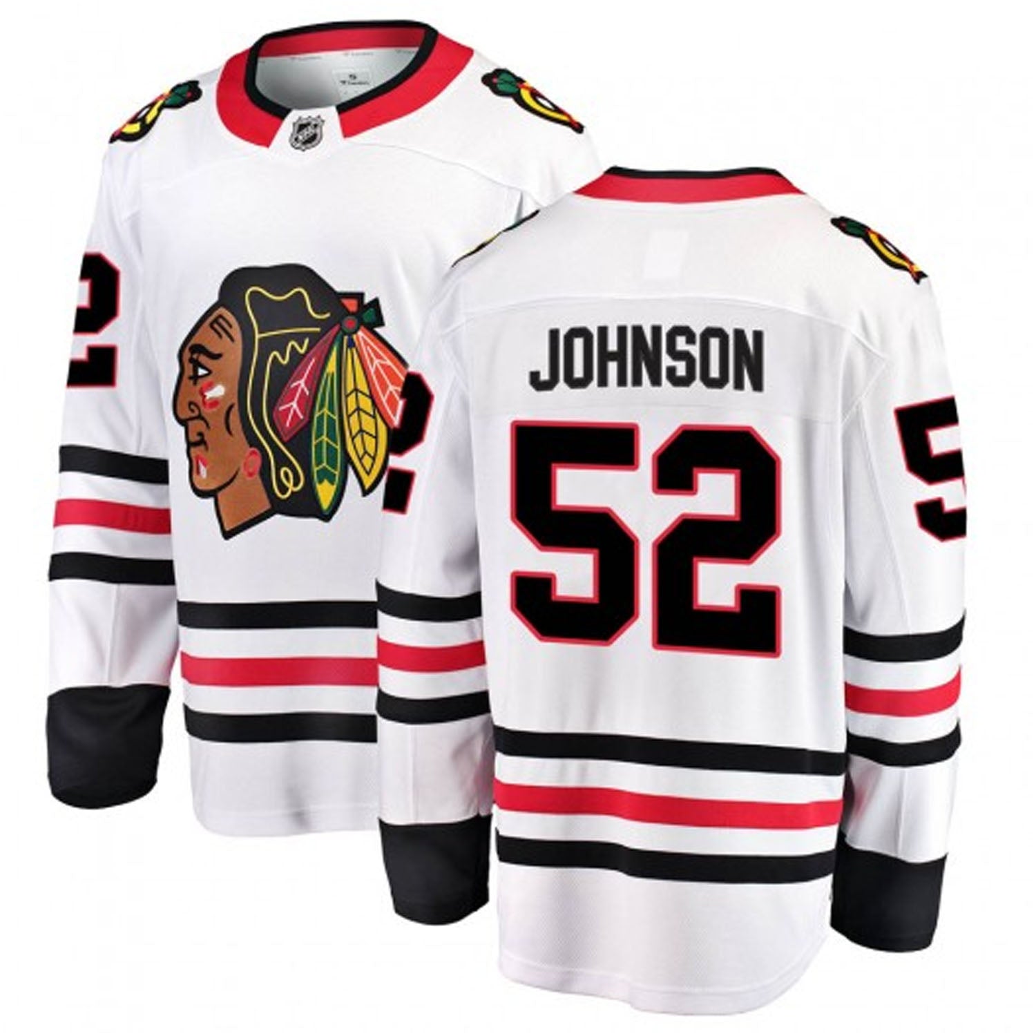 Reese Johnson Chicago Blackhawks 52 Jersey