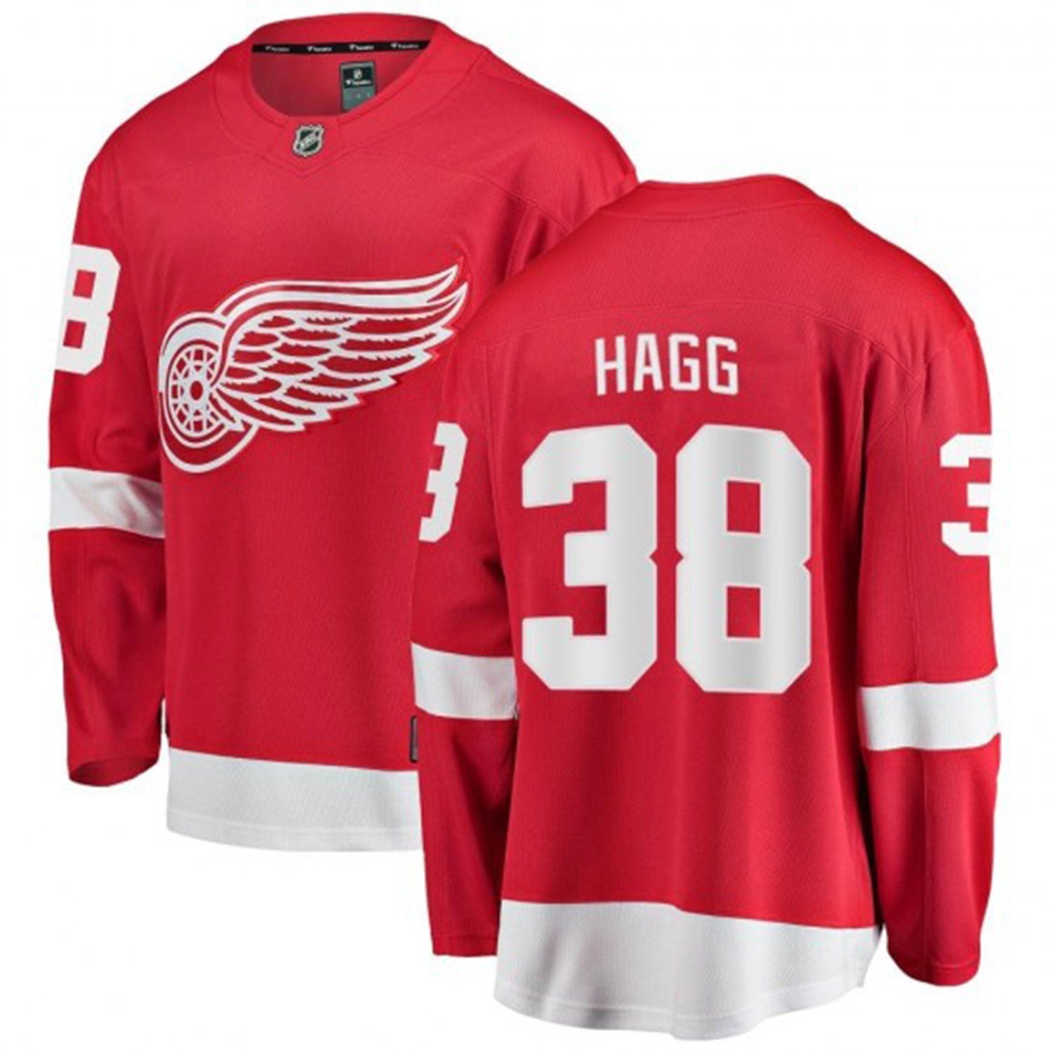 Robert Hagg Detroit Red Wings 38 Jersey