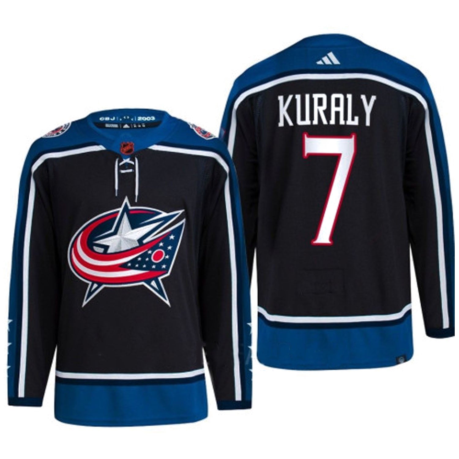 Sean Kuraly Columbus Blue Jackets 7 Jersey