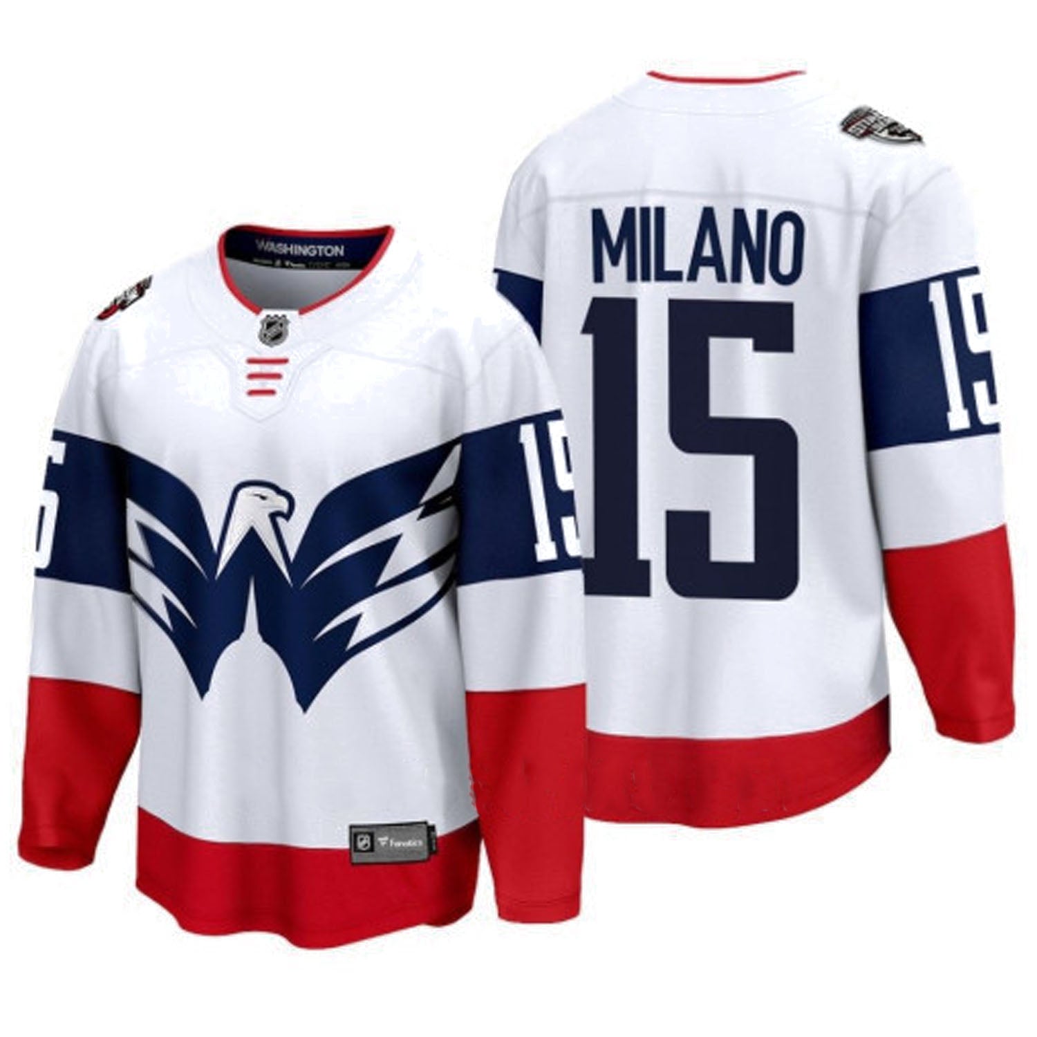 Sonny Milano Washington Capitals 15 Jersey