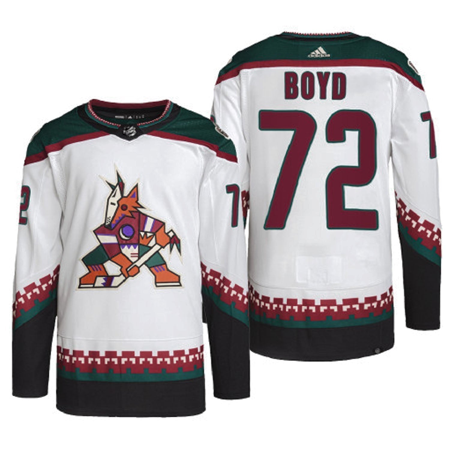 Travis Boyd Arizona Coyotes 72 Jersey