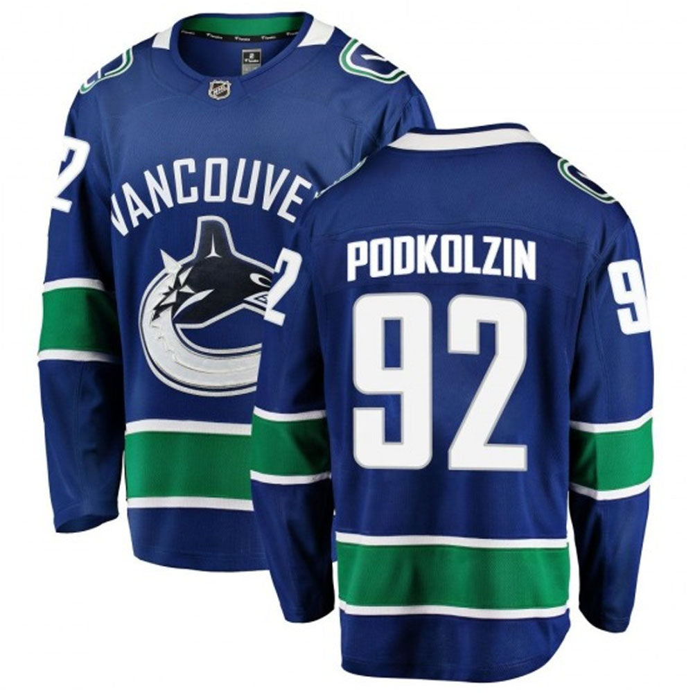 Vasily Podkolzin Vancouver Canucks 92 Jersey