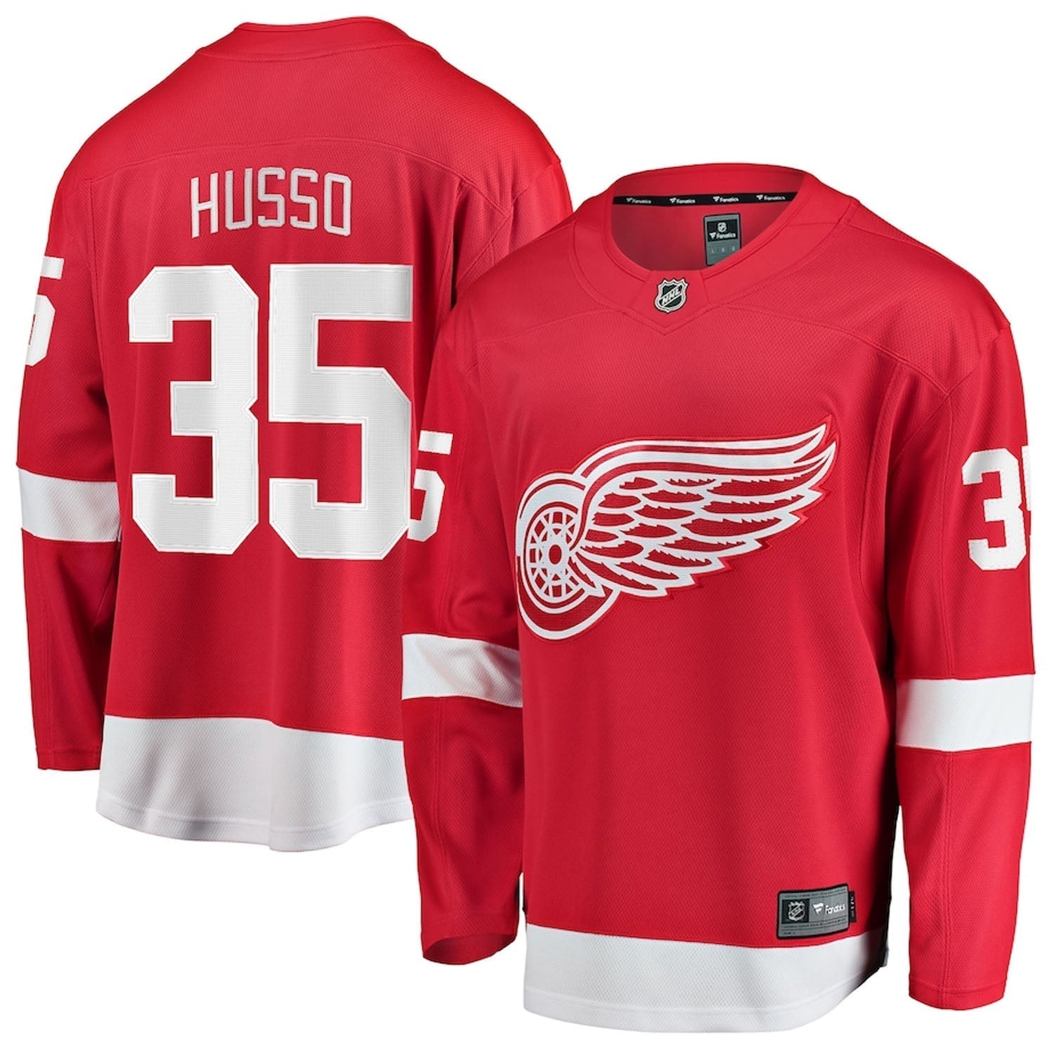 Ville Husso Detroit Red Wings 35 Jersey