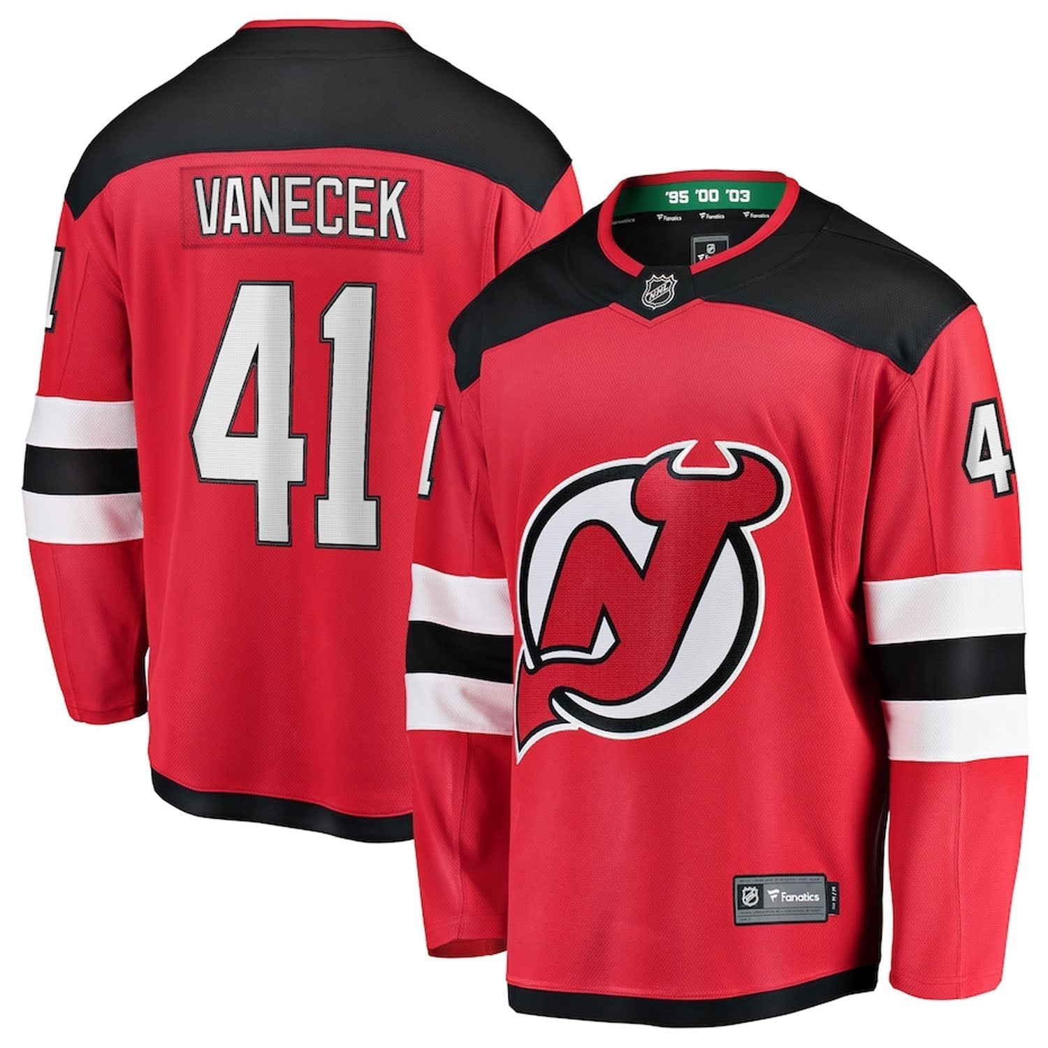 Vitek Vaneek New Jersey Devils 41 Jersey