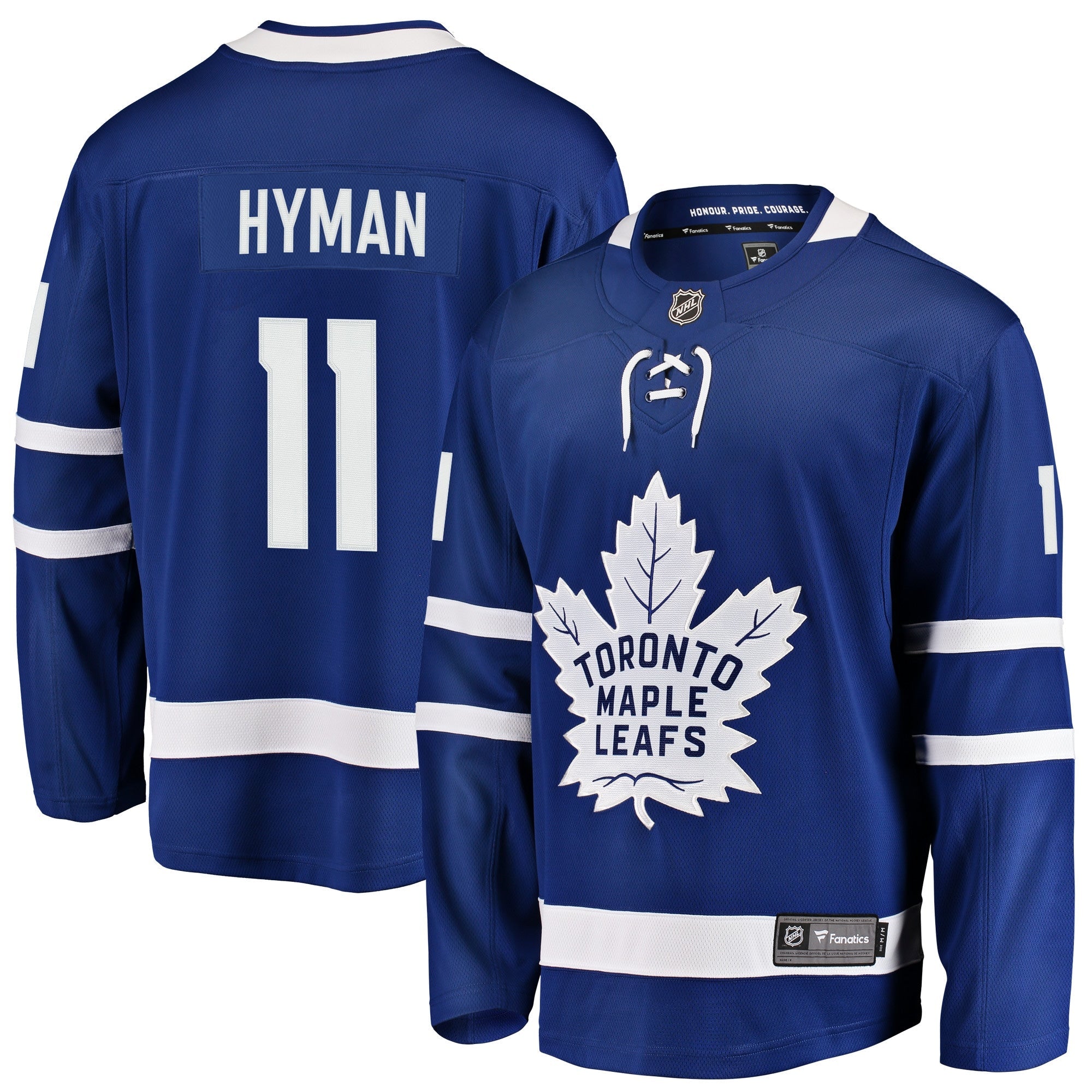 Zach Hyman Toronto Maple Leafs 11 Jersey
